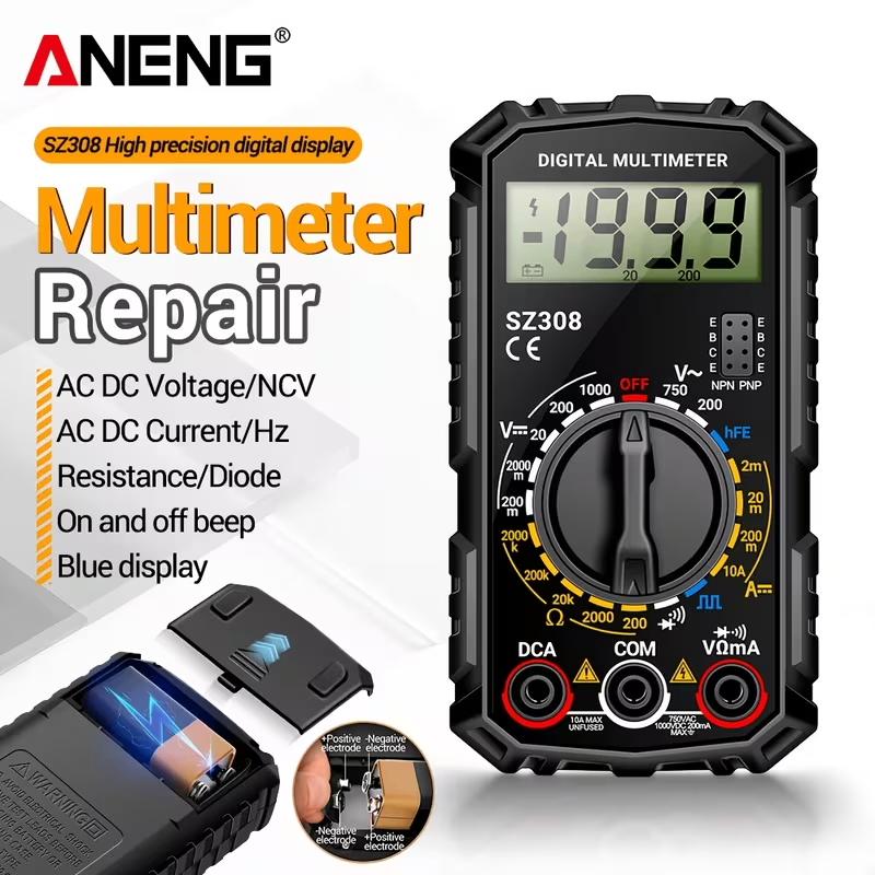 ANENG SZ308 Electrical Maintenance Mini Digital Multimeter - photo 5
