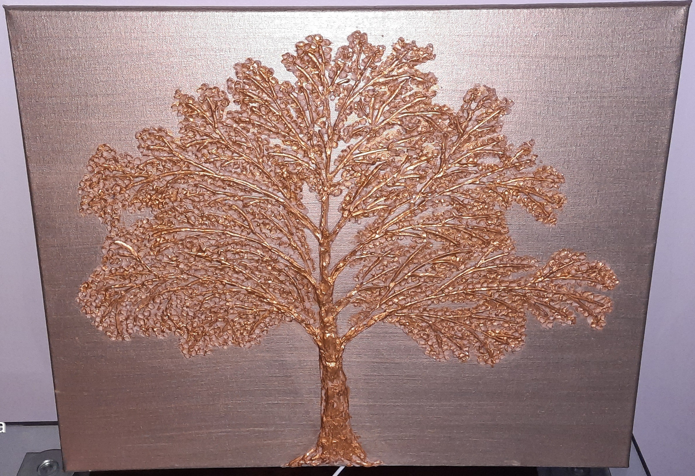 Tree - 3D Textured wall art painting on canvas.Abstract wall art - photo 2