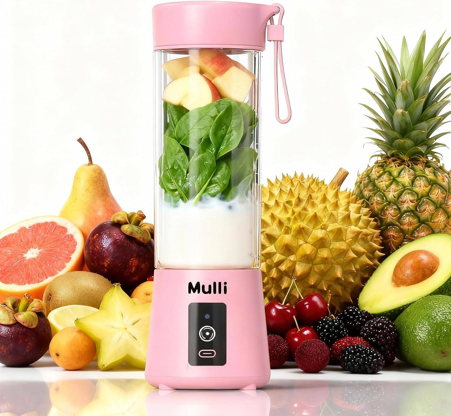 Mulli Portable Blender - Pink (NEW in BOX)