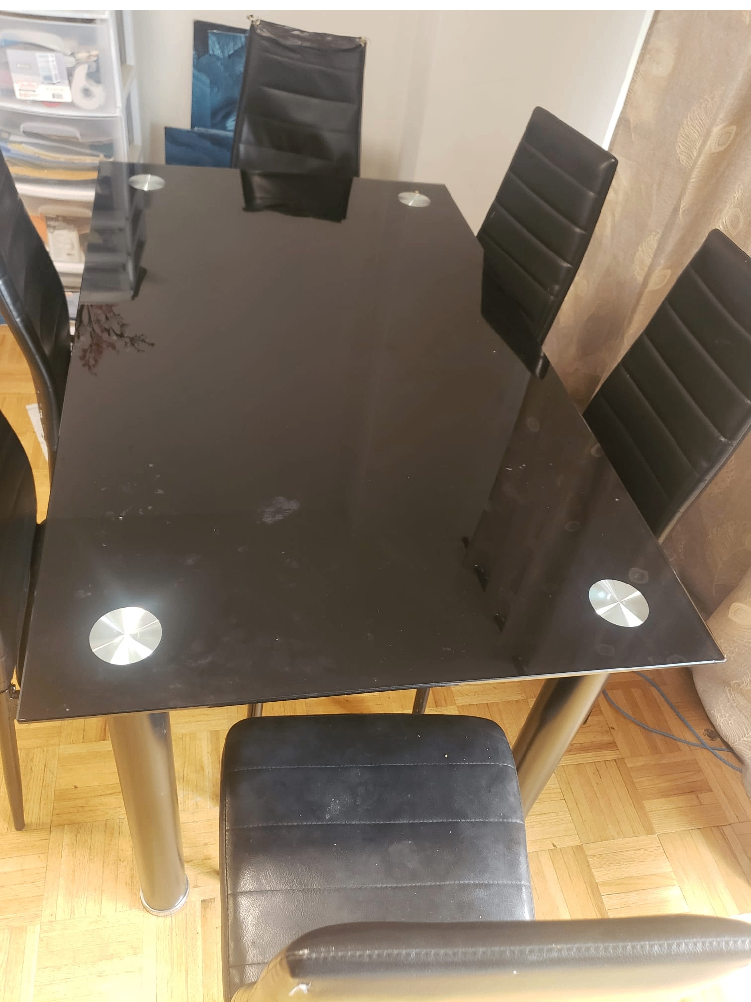 Dining Table Glass for 6 people (no chairs)