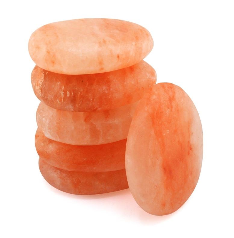NEW~ Pink Crystal Stone Massage Stones (Hot & Cold) – 6pcs