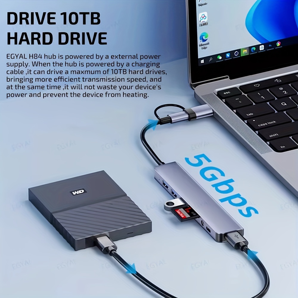 8-in-1 USB Hub - photo 3