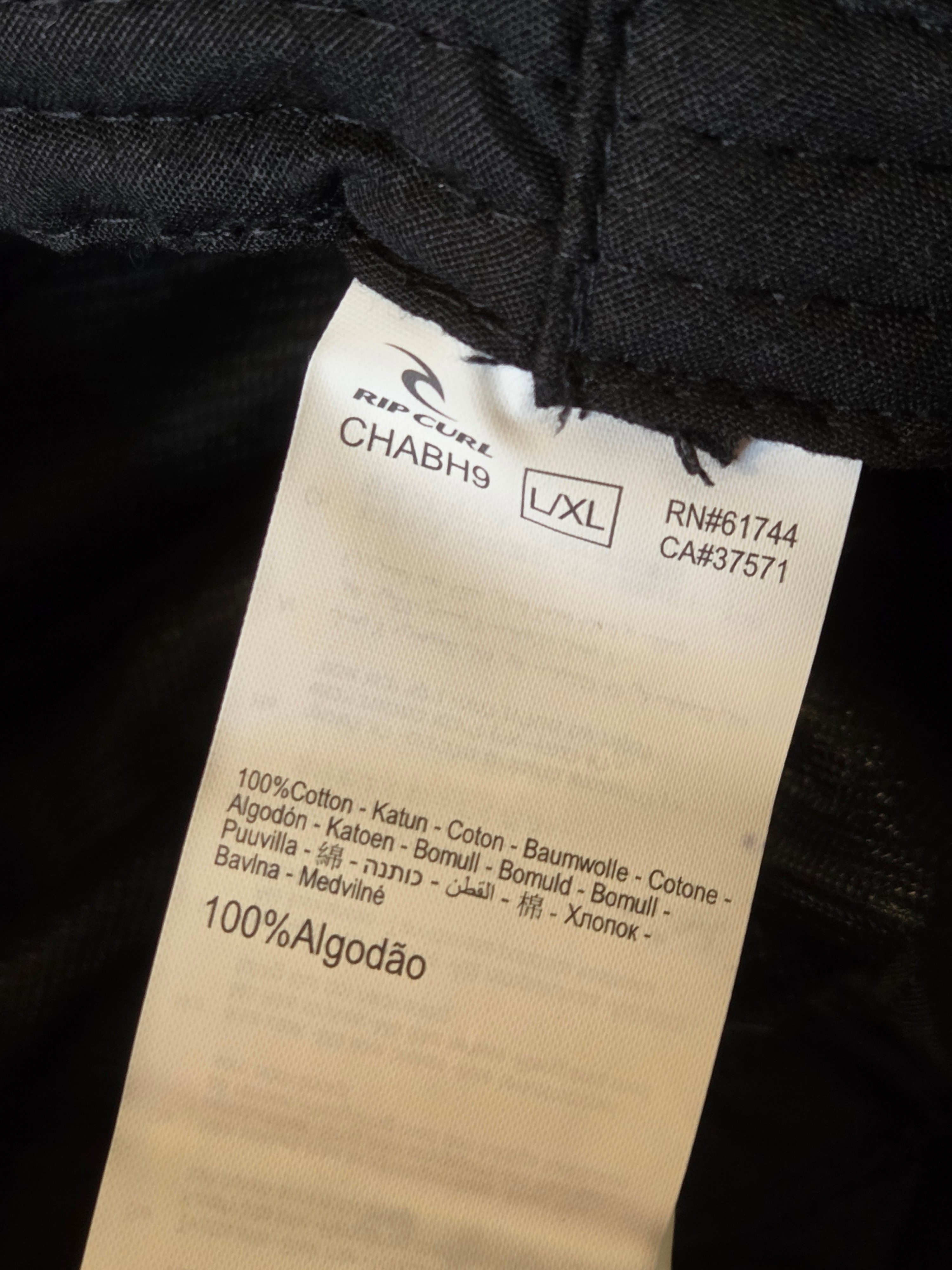 Rip Curl Solid Rock Bucket Hat L/XL – Washed Black - photo 5