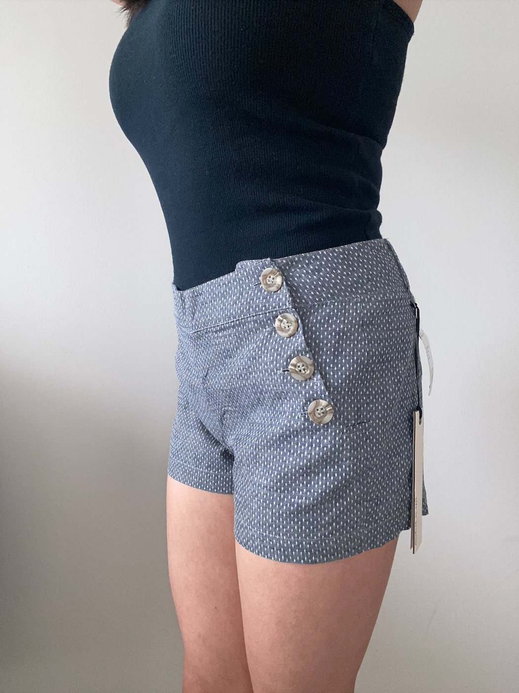 [NEW] Button-Up Polka Dot Shorts - photo 2