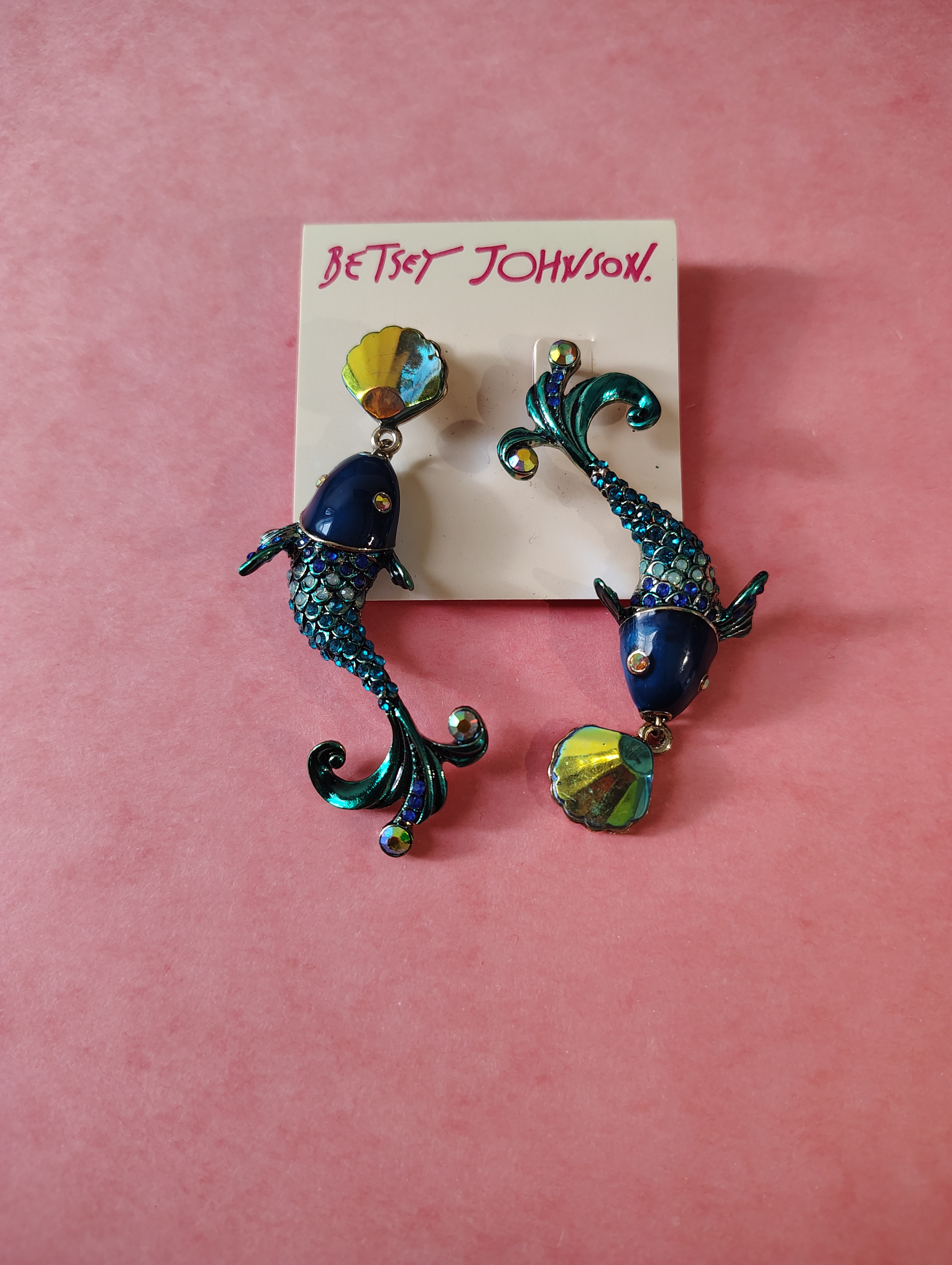 NEW EARINGS- Betsey Johnson (Macy's US price tag, Sale)
