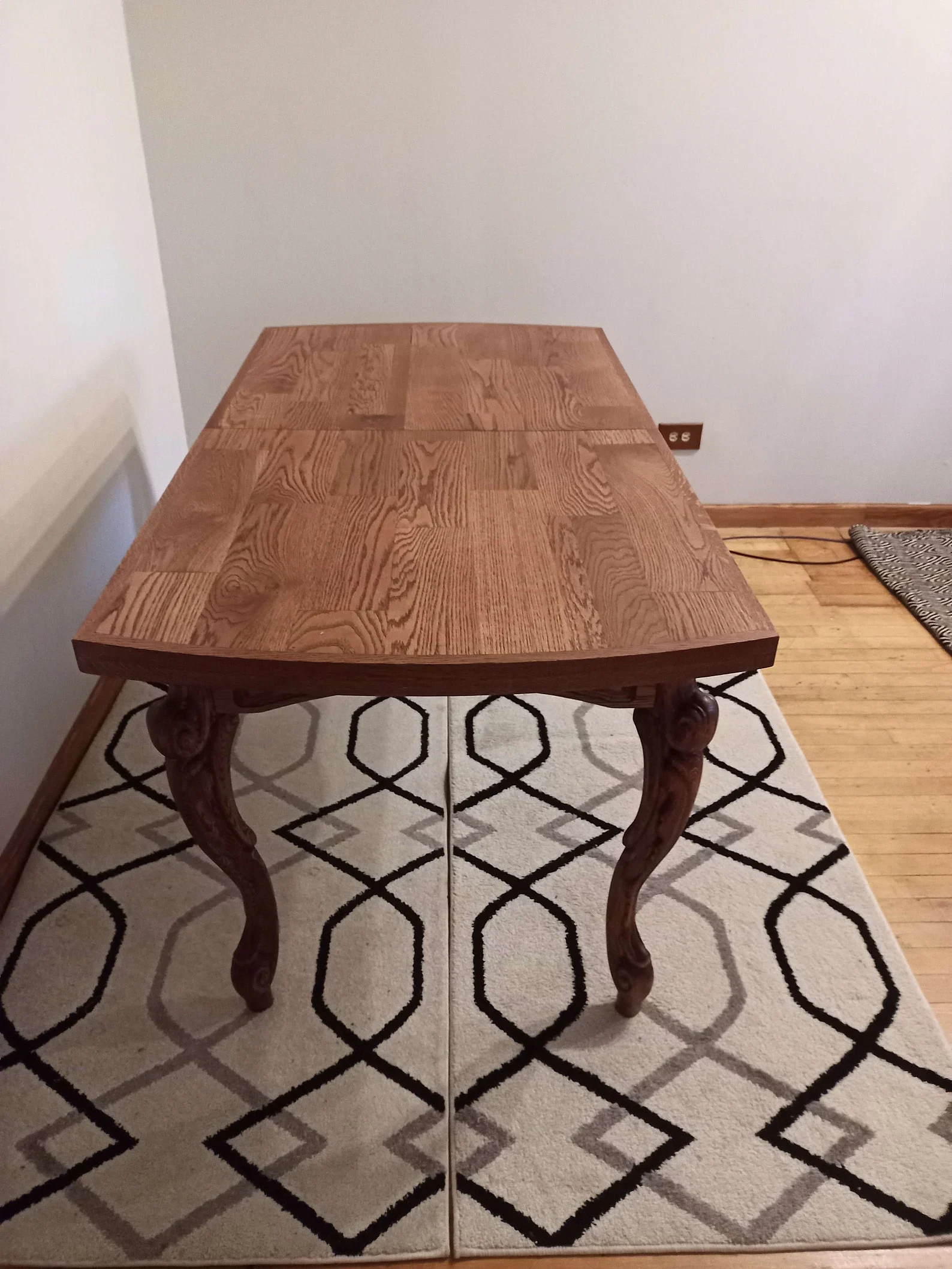 Custom Red Oak Convertible Dining Table [LOCAL - CHICAGO] - photo 4