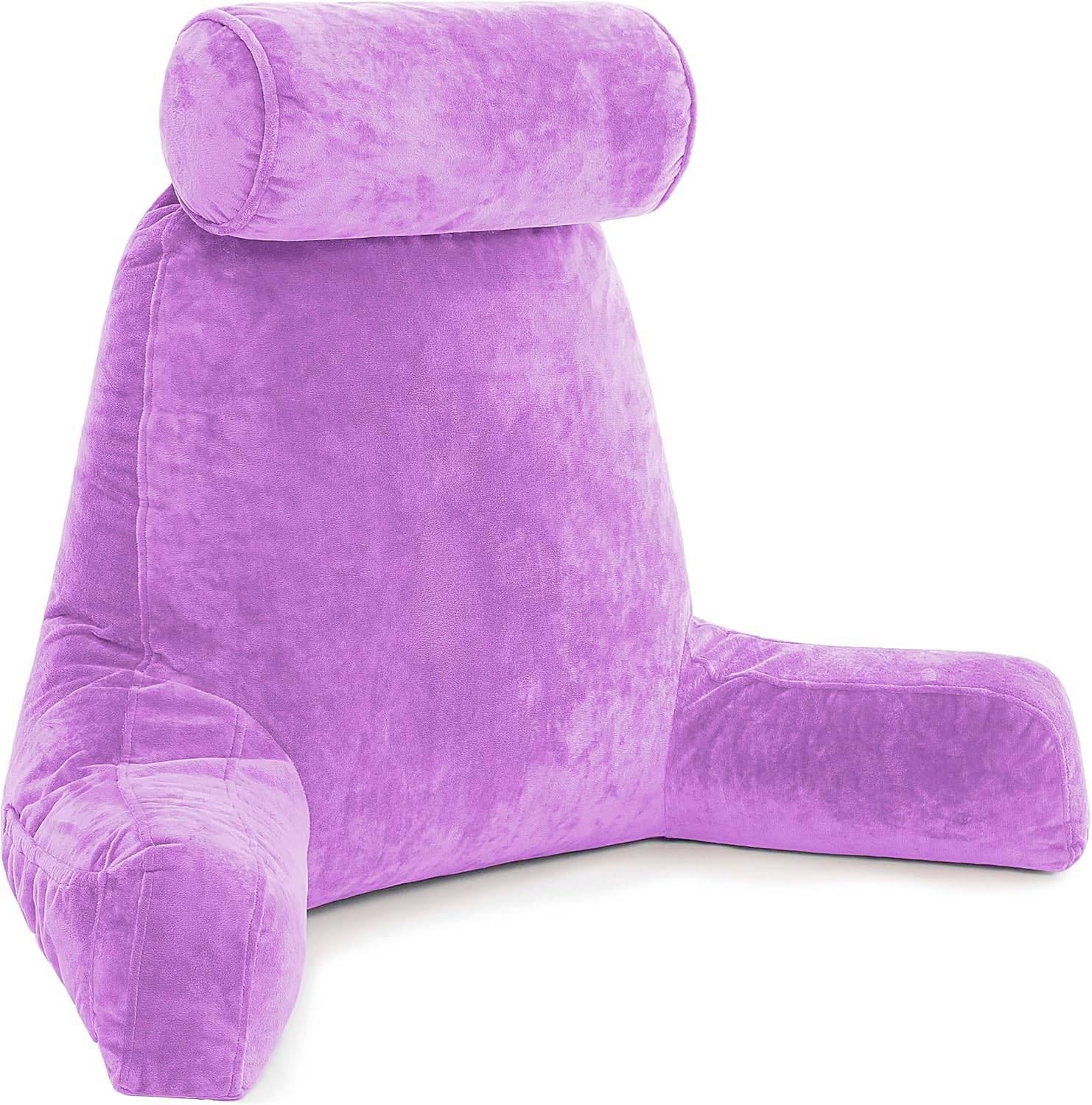 Bed Rest Reading Pillow - Purple 🥕 - photo 2