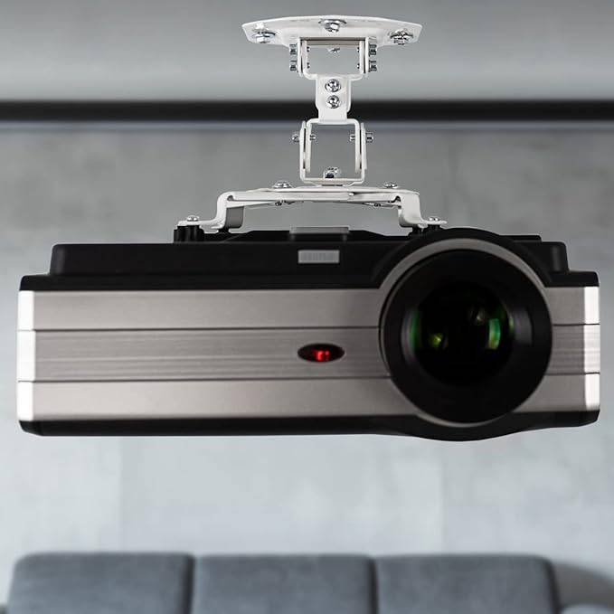 New VIVO White Adjustable Projector Ceiling Mount