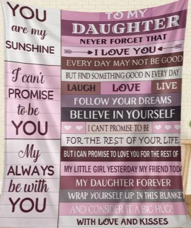 Daughter Fleece Blanket