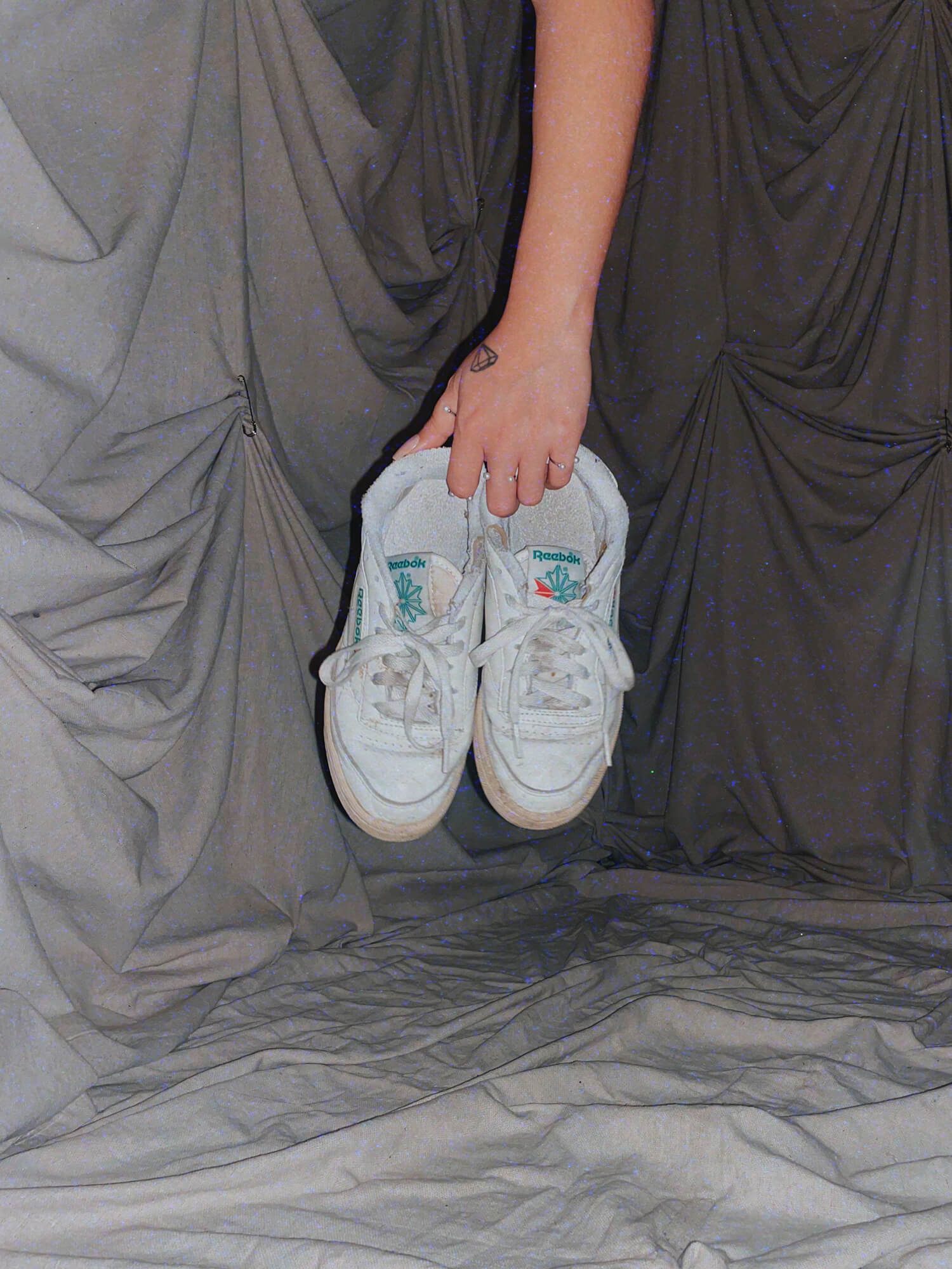 Reebok Club C 85 Sneakers ★ off white green tennis shoes - photo 2