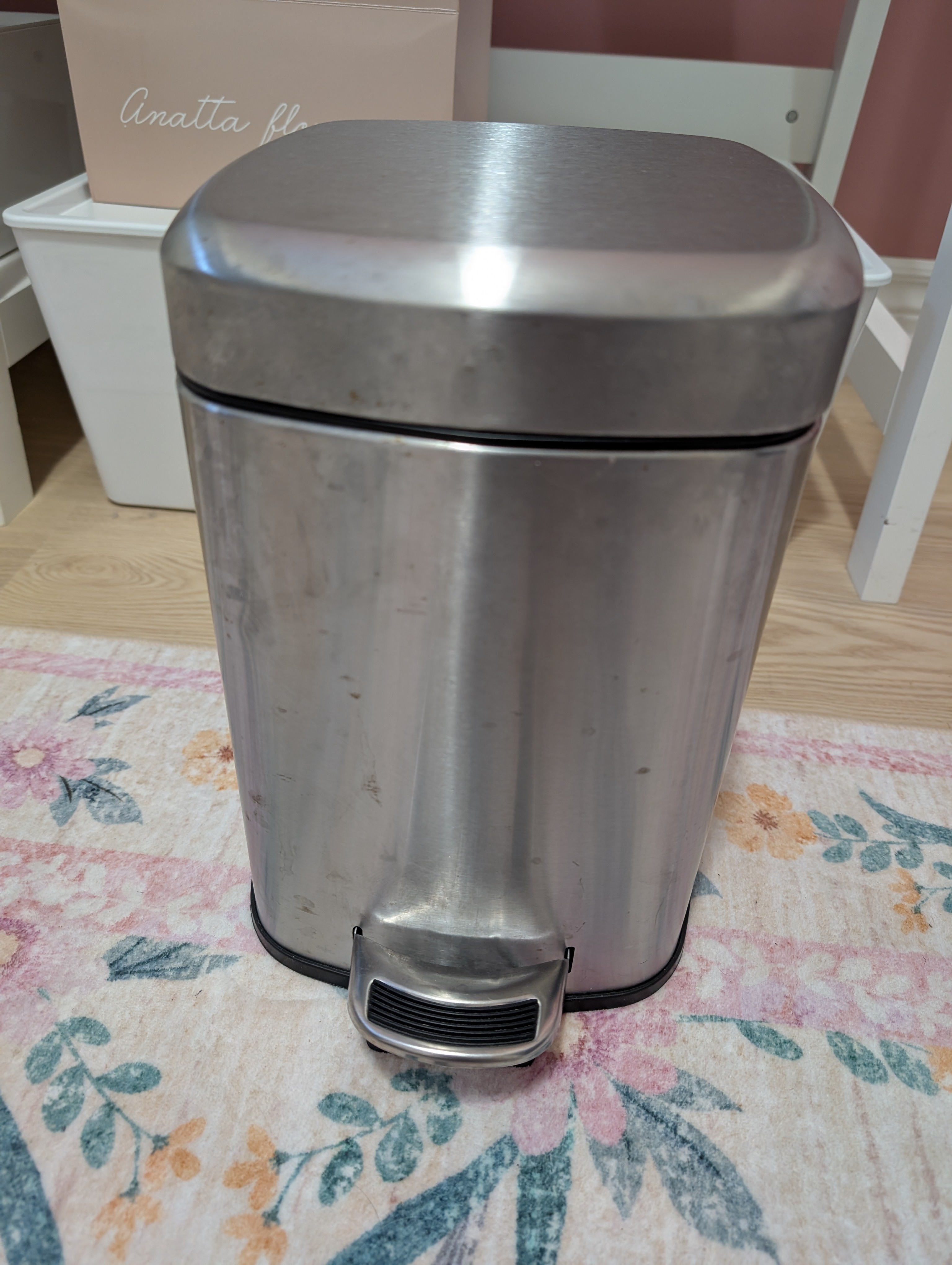Stainless Steel Step Trash Can - photo 2