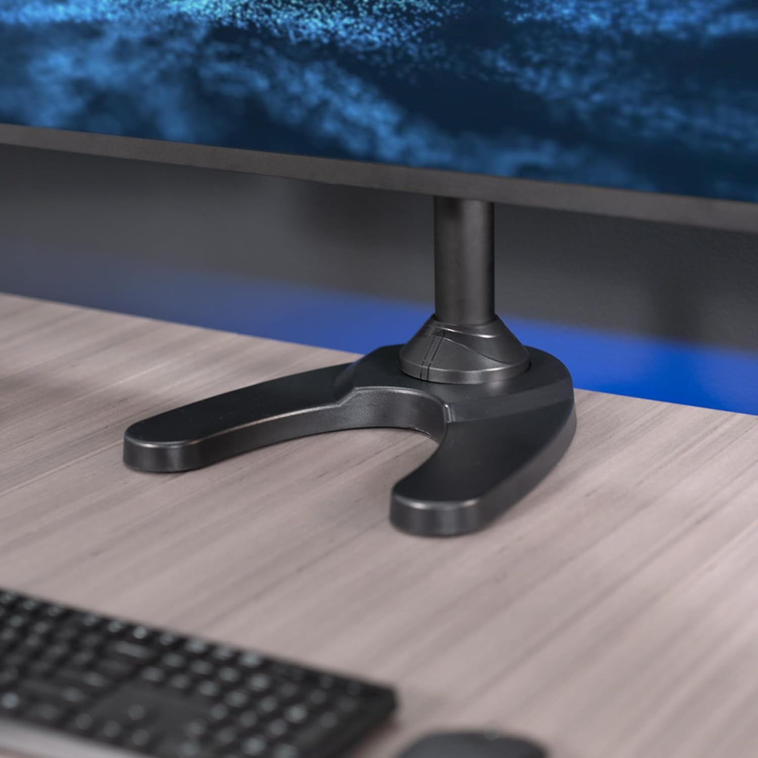New VIVO Triple Computer Monitor Free Standing Desk Mount - photo 4