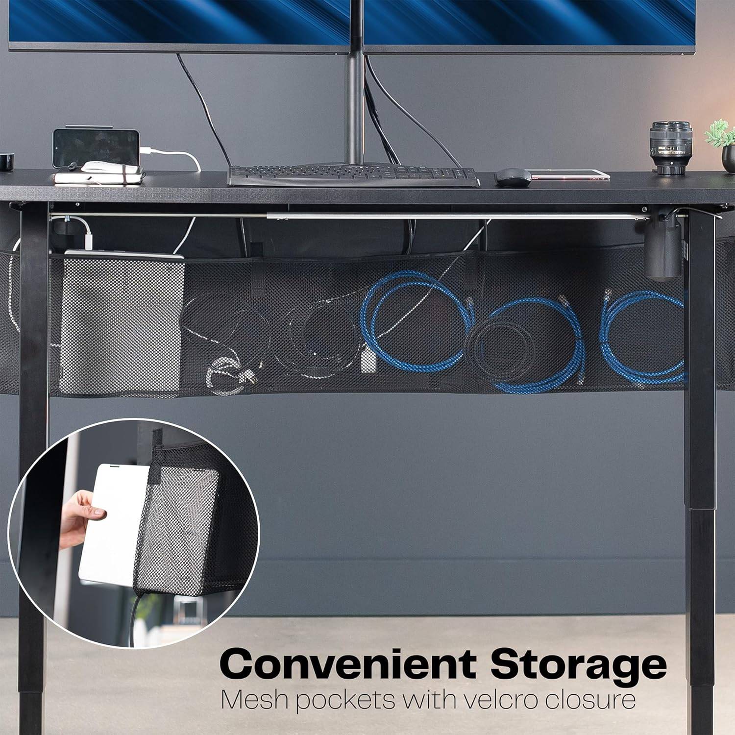 New VIVO Desk Cable Management Tray - 60" x 15" - photo 5