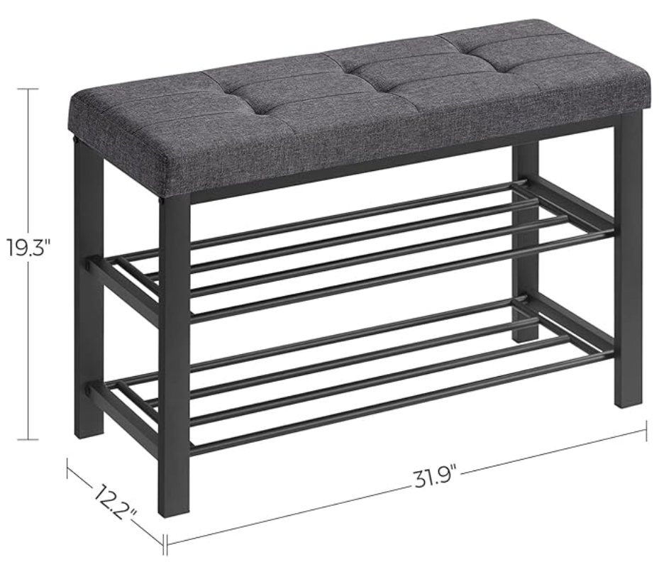 Shoe Storage Bench - With Shelves - photo 3