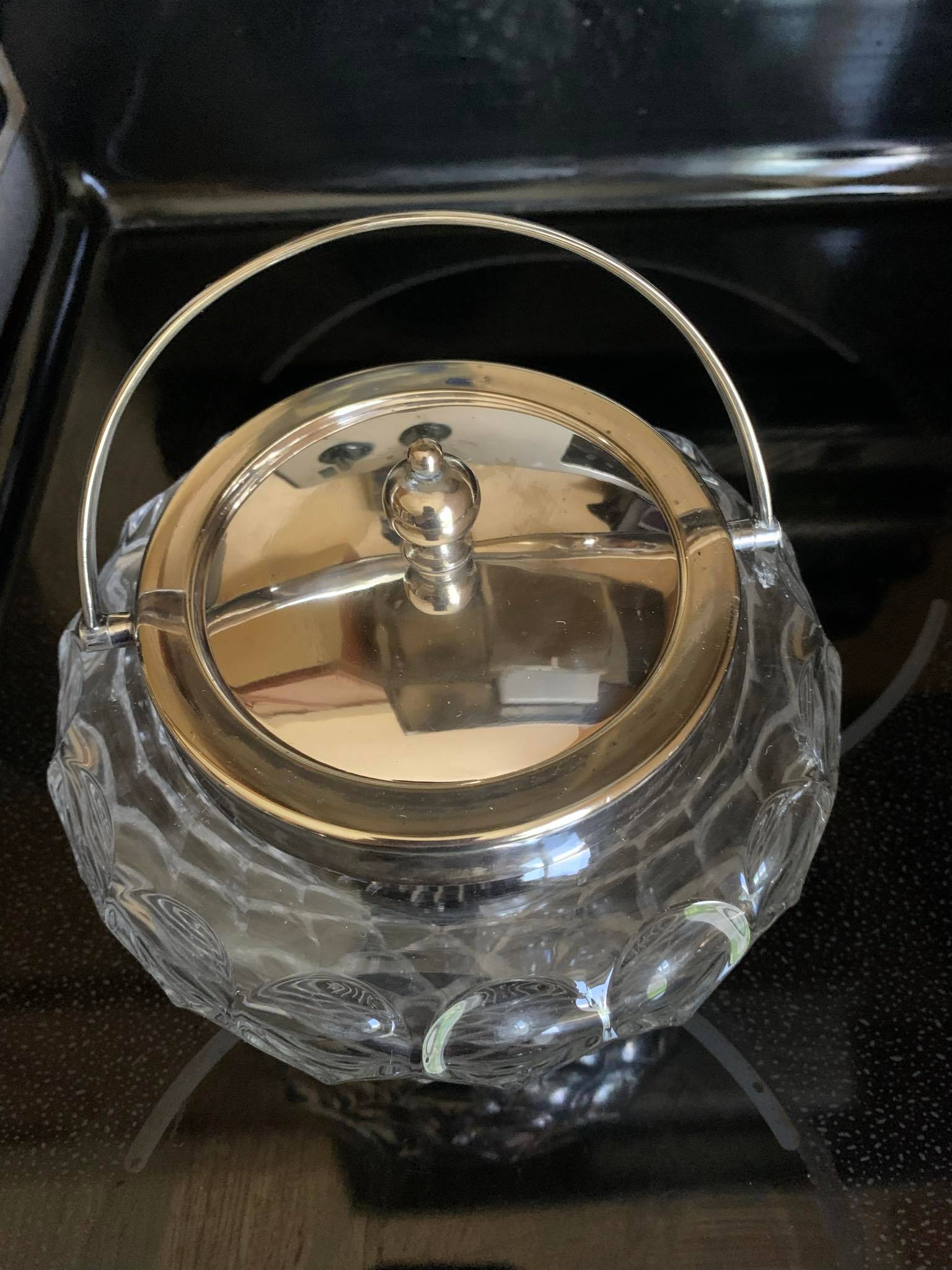 Vintage Crystal candy with Lid