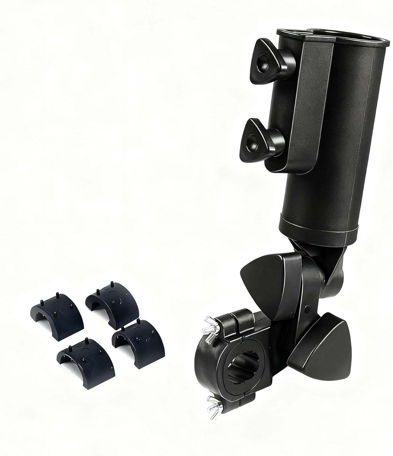 Universal Umbrella Holder with adjustable joint & mount for Golf