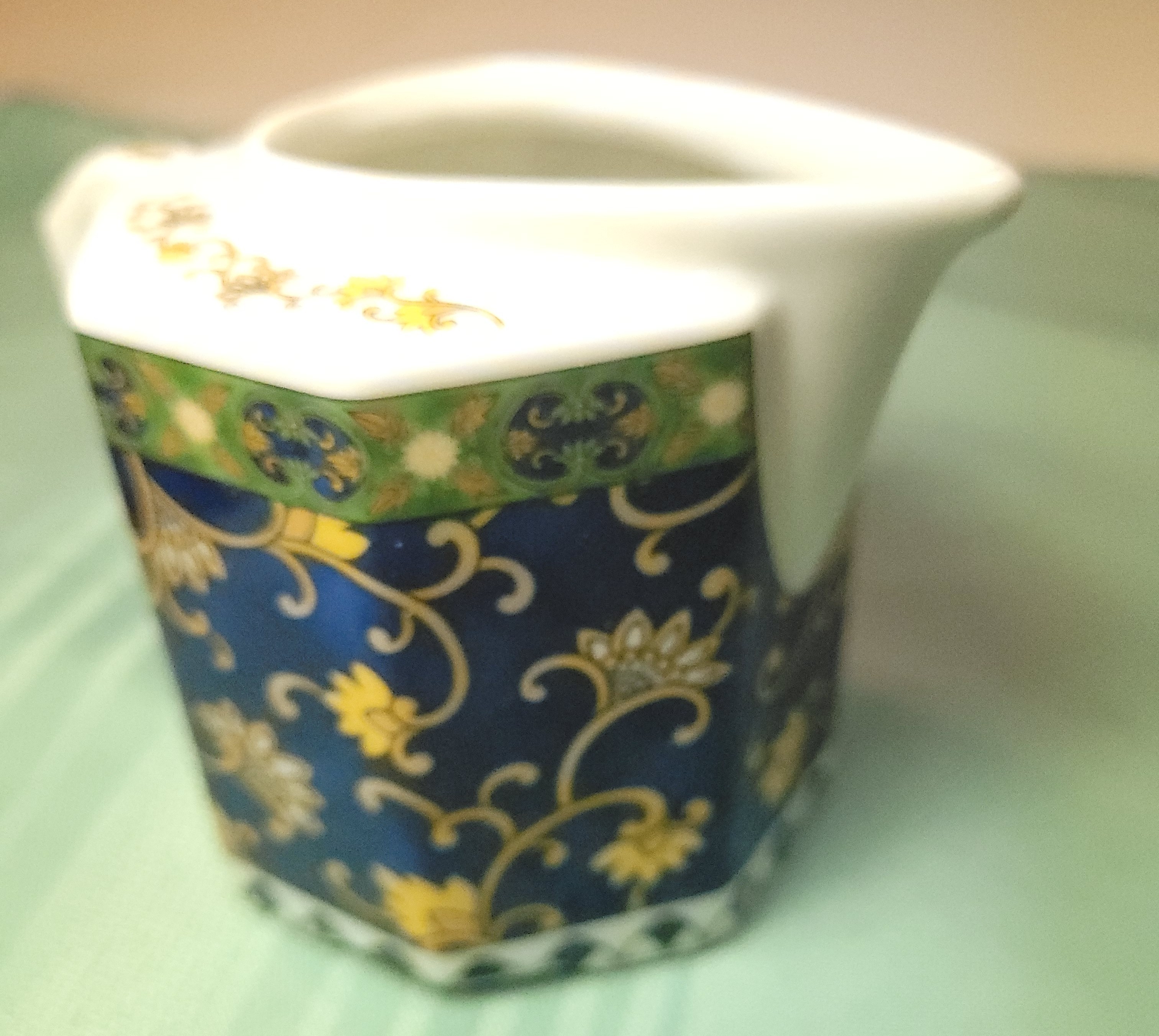 The Toscany Collection Japan Cobalt Blue & Gold Floral Porcelain - photo 5