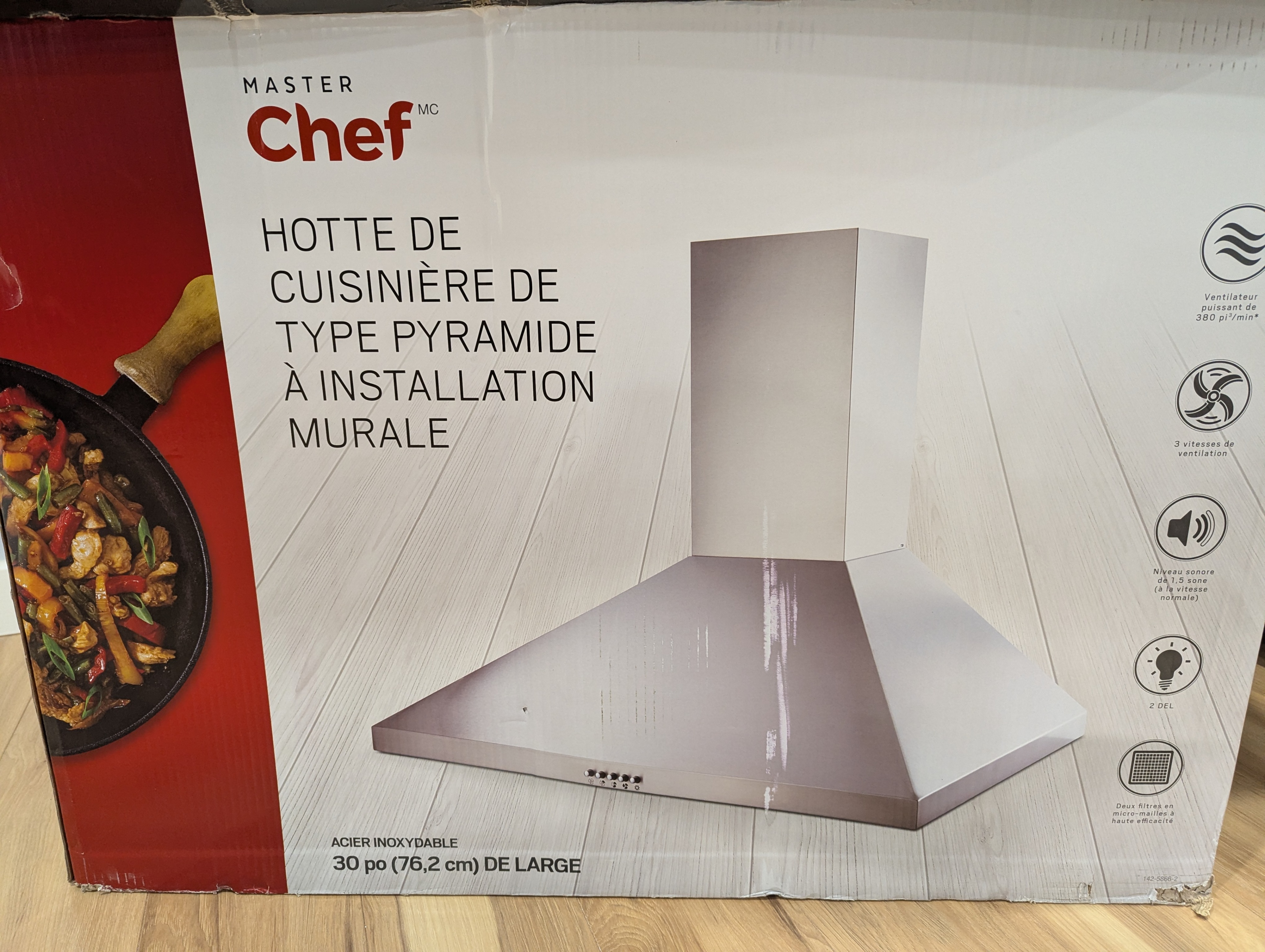 MASTER Chef Pyramid Range Hood 30" - photo 5
