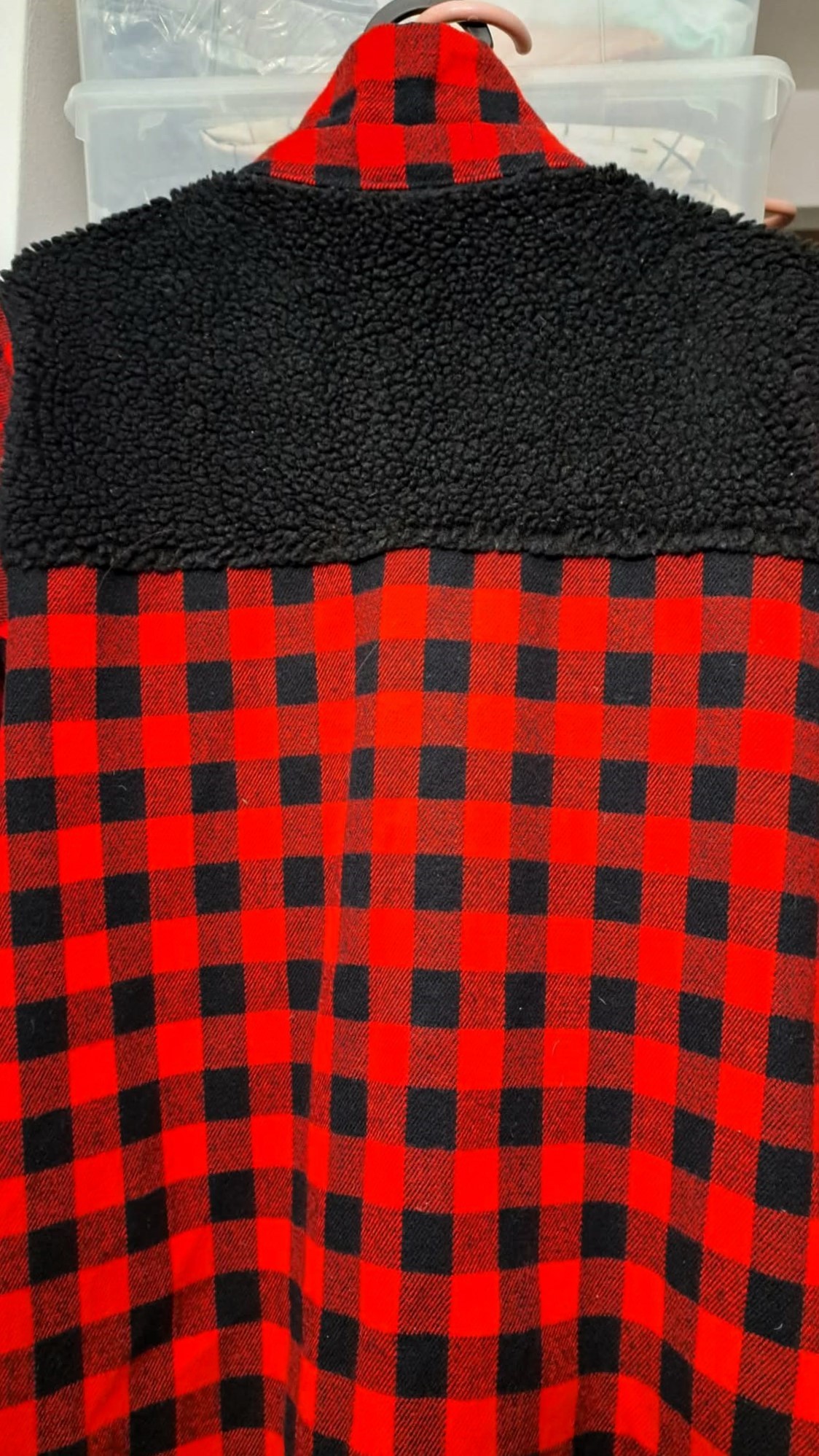 Premium Sherpa-Lined Buffalo Plaid Shirt Jacket Made in Korea - photo 5