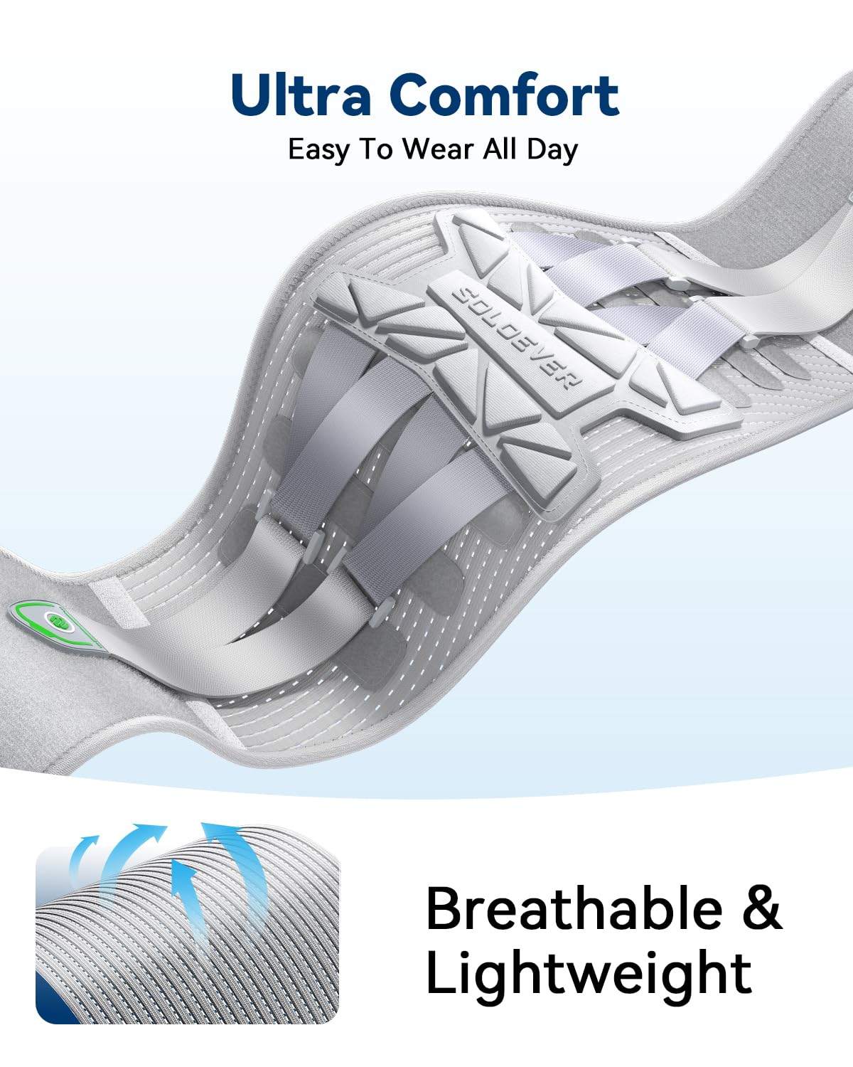 SOLDEVER Back Brace - H-Shape Support (NEW, Small) - photo 4