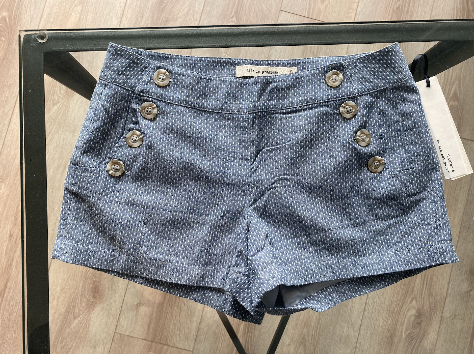[NEW] Button-Up Polka Dot Shorts - photo 4