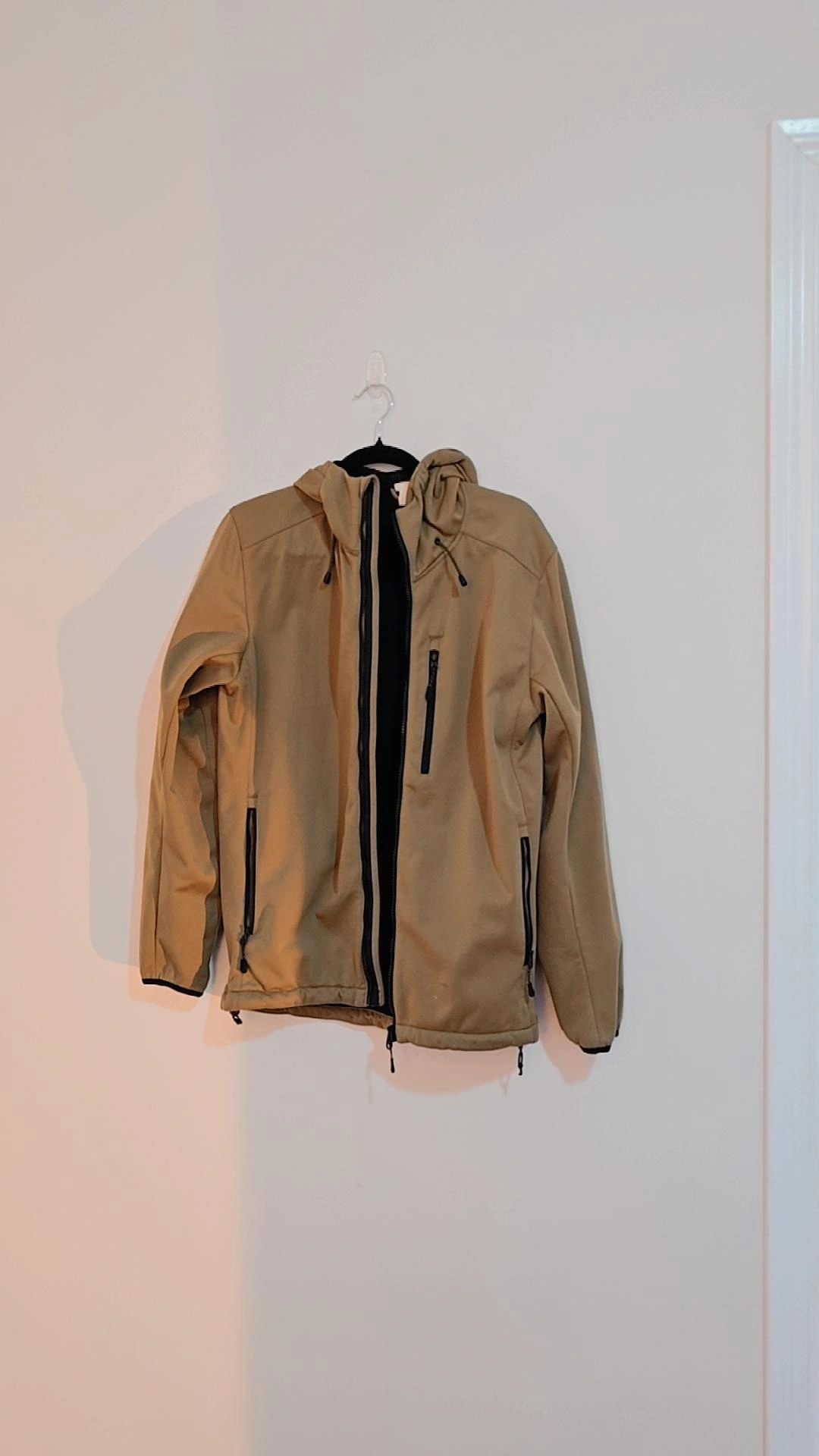 H&M Sport Windproof Beige Jacket - Size Small
