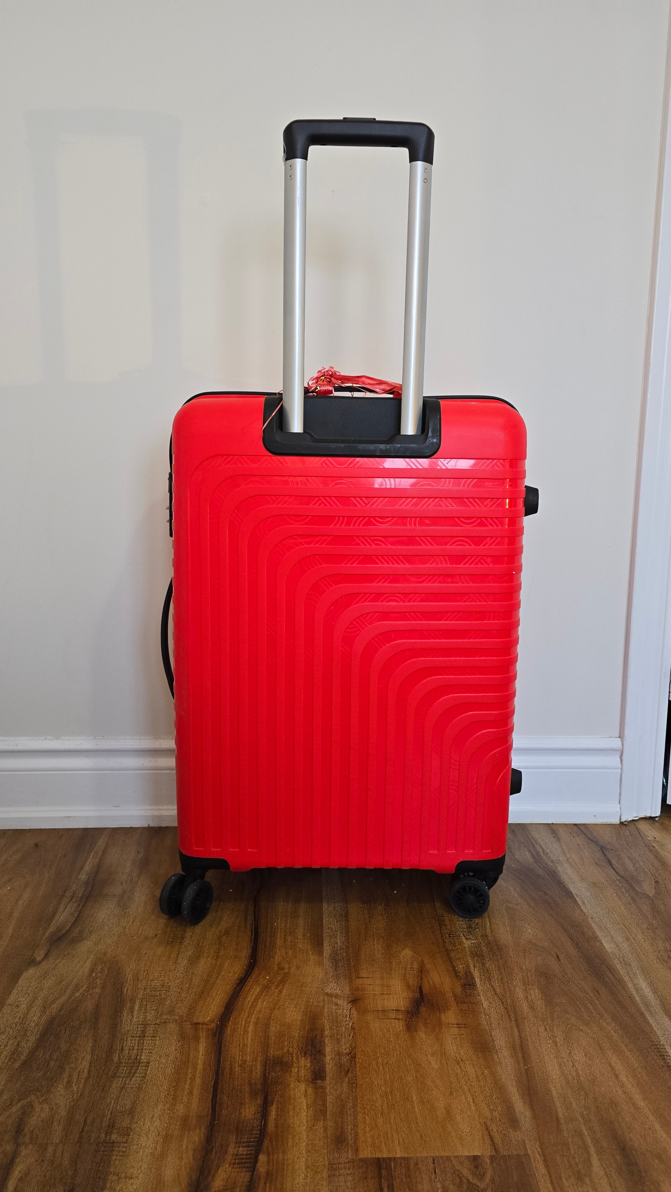 Aristocrat Red Check in Medium Size Suitcase - photo 4