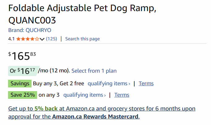 BRAND NEW Large Dog Bed Ramp - photo 2