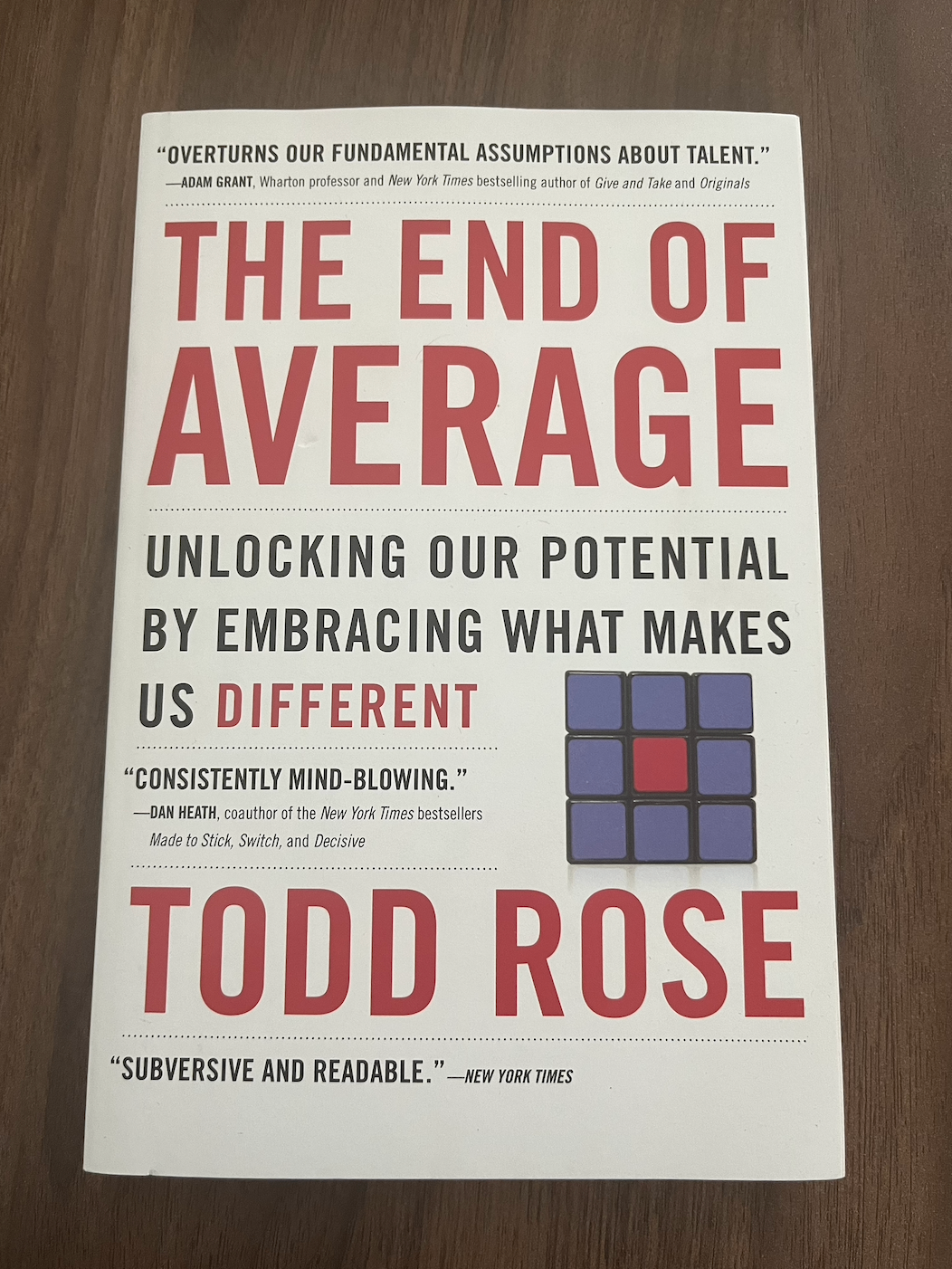 End of Average: How We Succeed in a World That Values Sameness