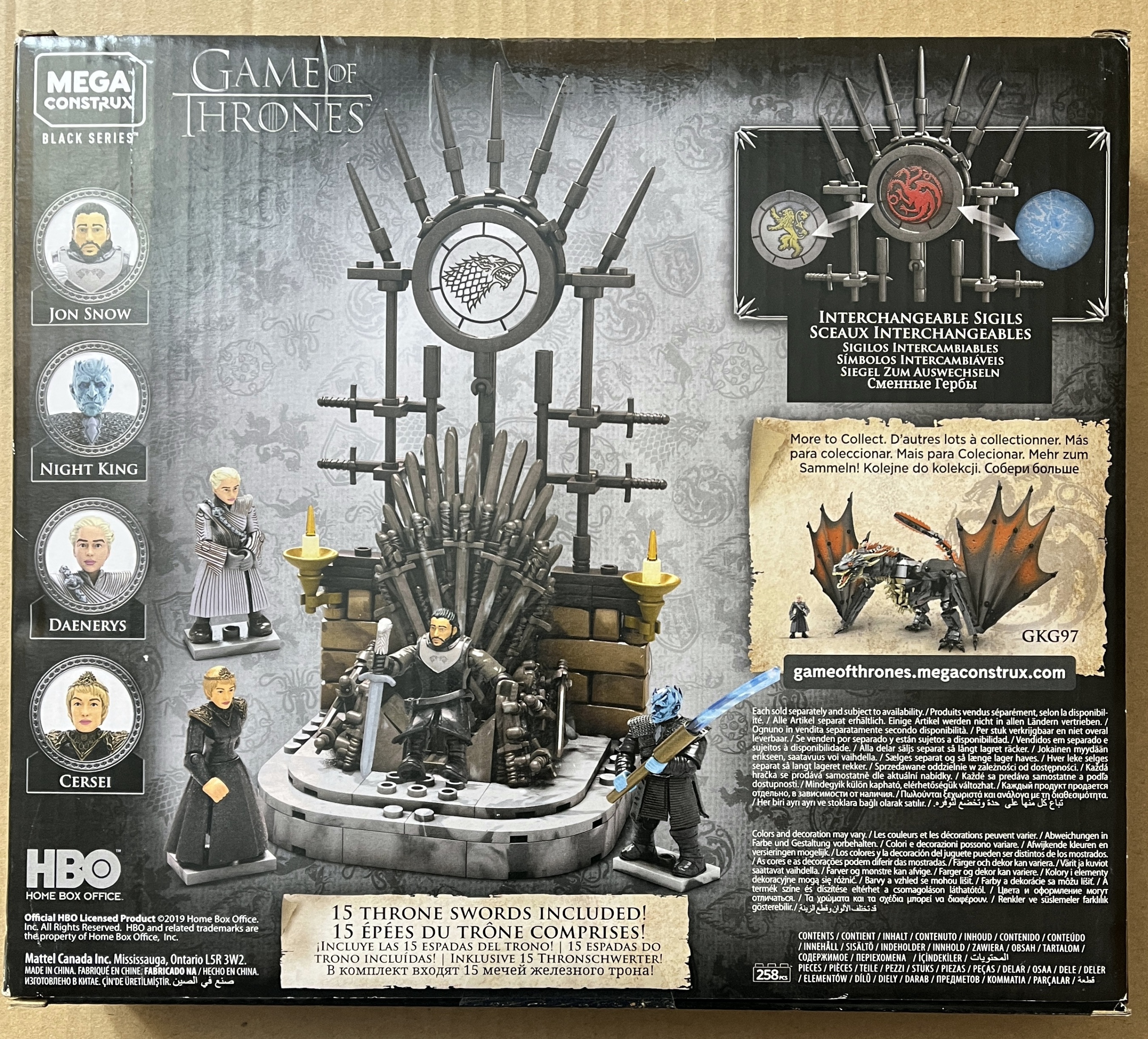 Mega Construx Game of Thrones The Iron Throne Set - photo 5