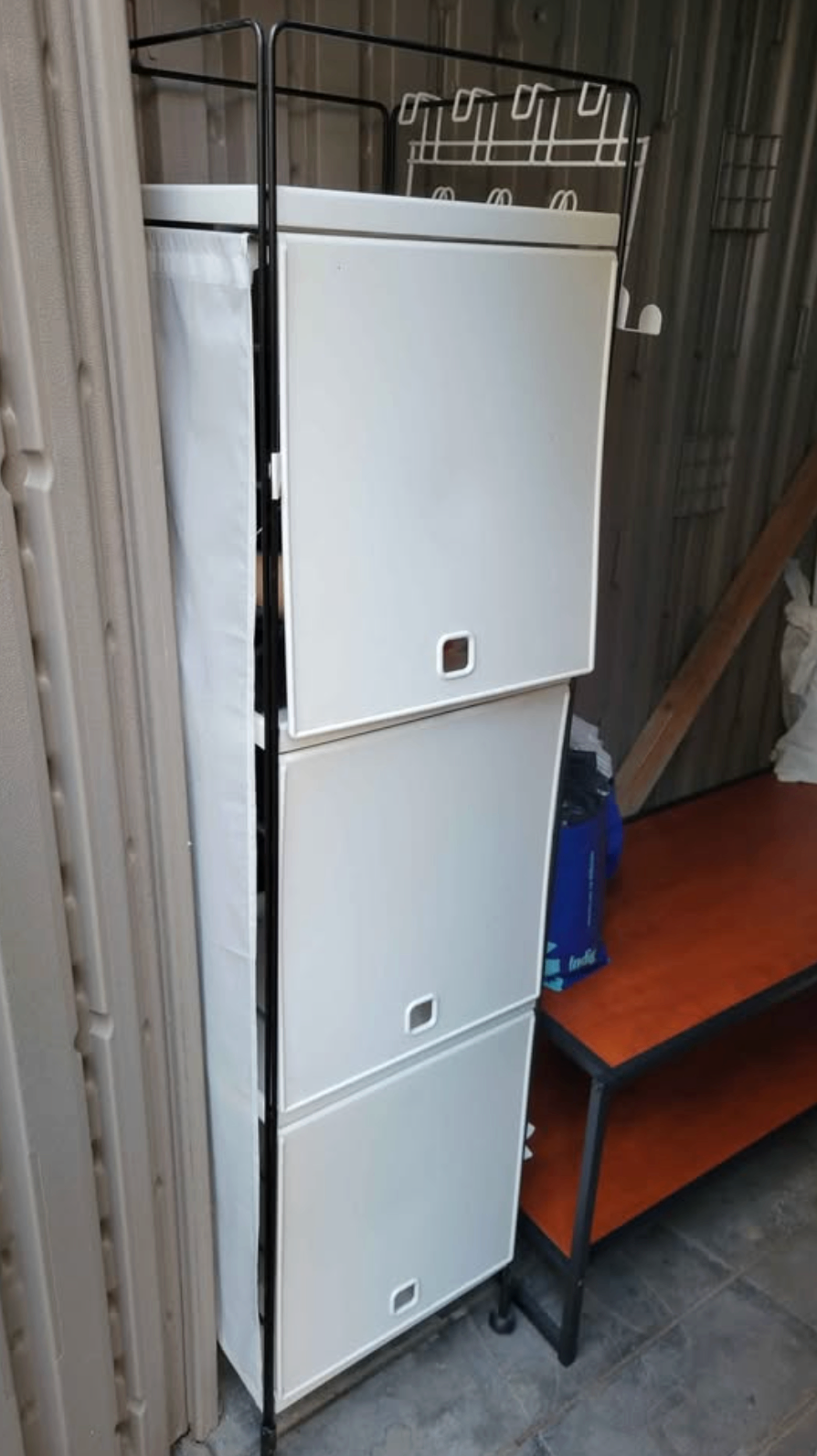 Metal rack shelf