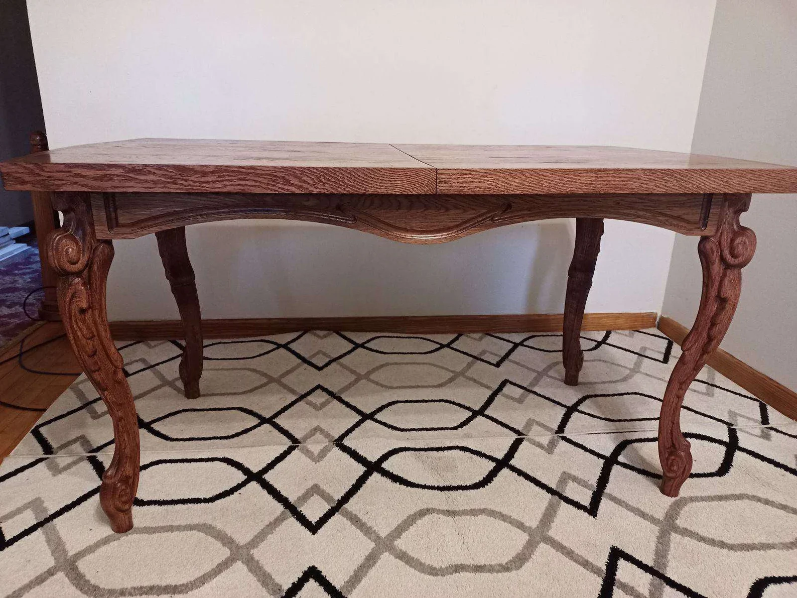 Custom Red Oak Convertible Dining Table [LOCAL - CHICAGO] - photo 3