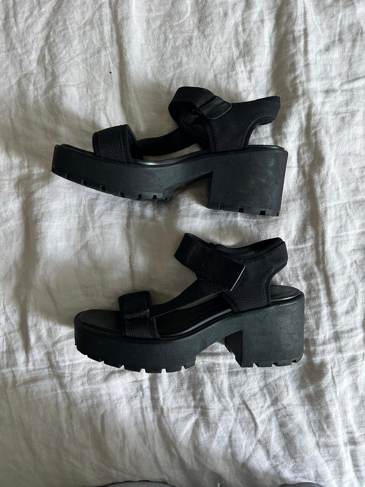 Black Vagabond Dioon platform sandals (Size 39) - photo 3