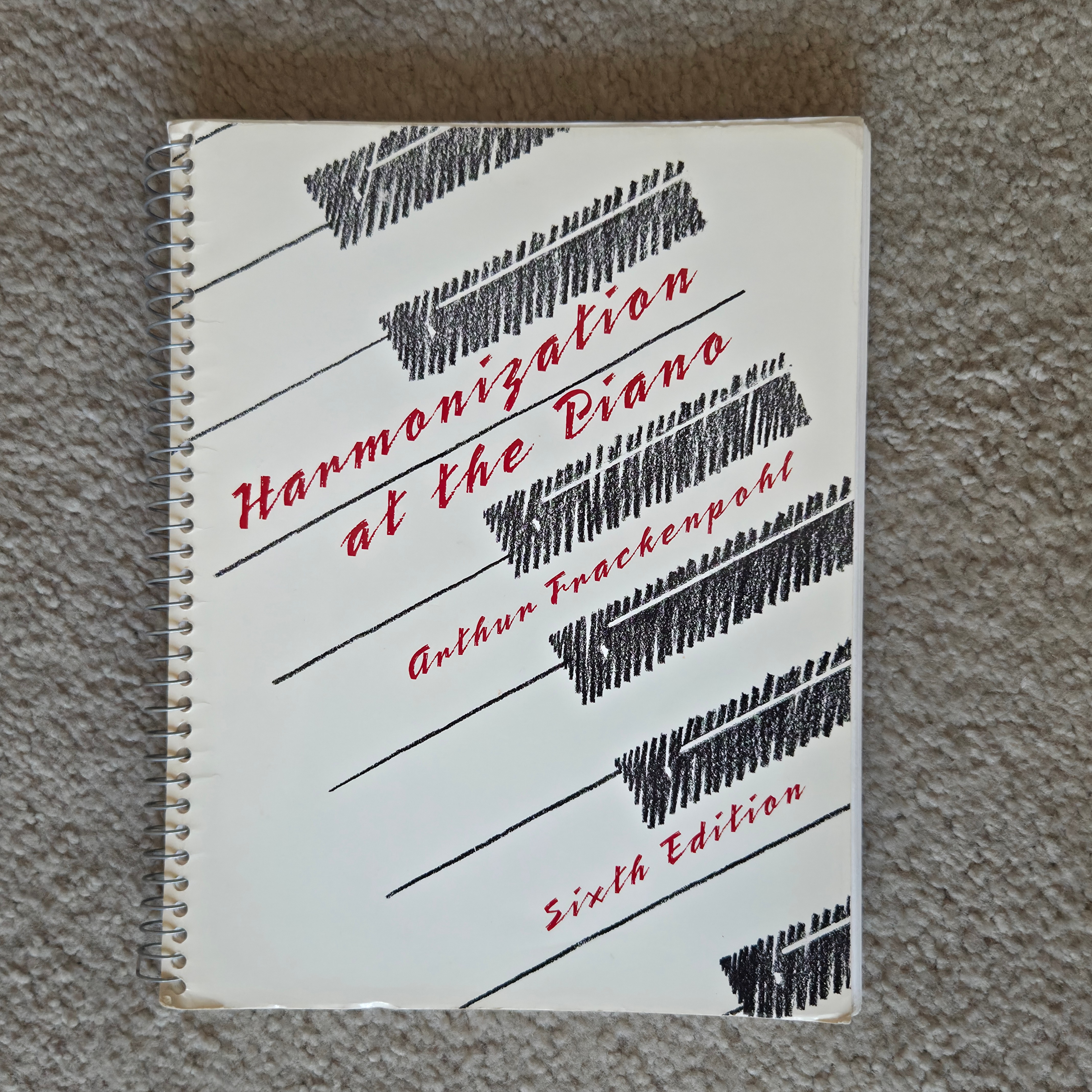 Harmonizing at the Piano by Arthur Frackenpohl - Sixth Edition