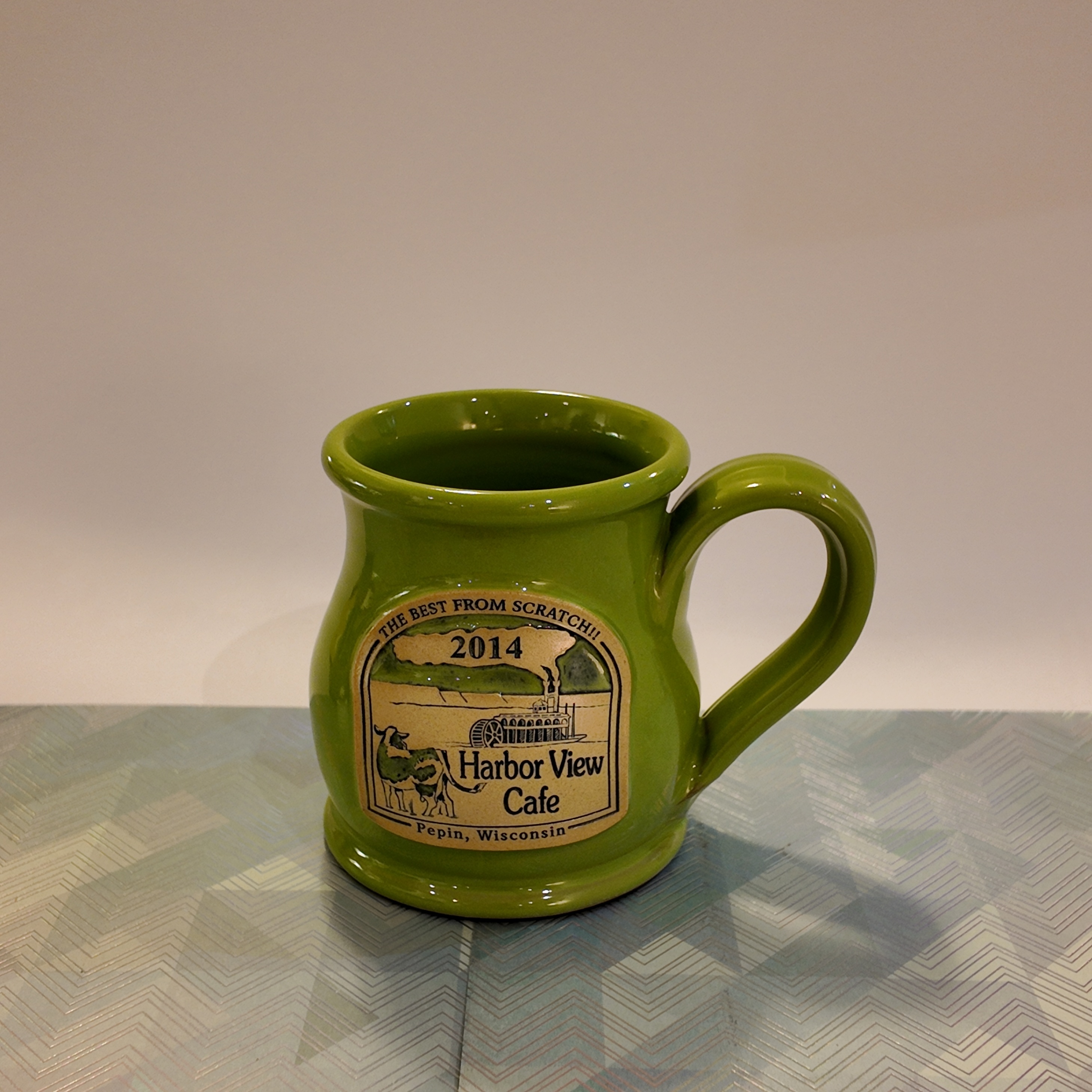 Authentic 2014 Harbor View Cafe Mug by Deneen Pottery