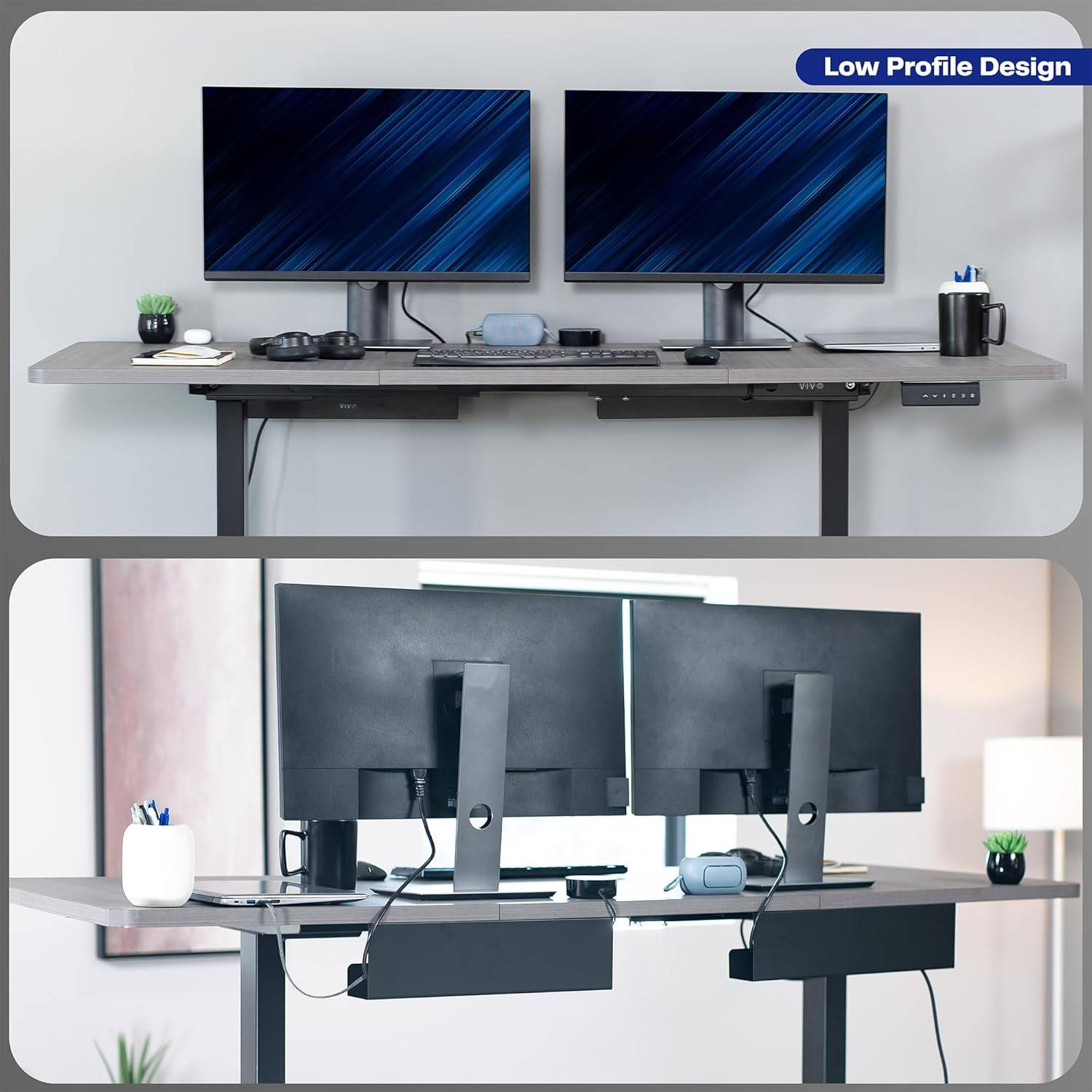 New VIVO 2 pack Under Desk 17 inch Cable Management Trays - photo 5