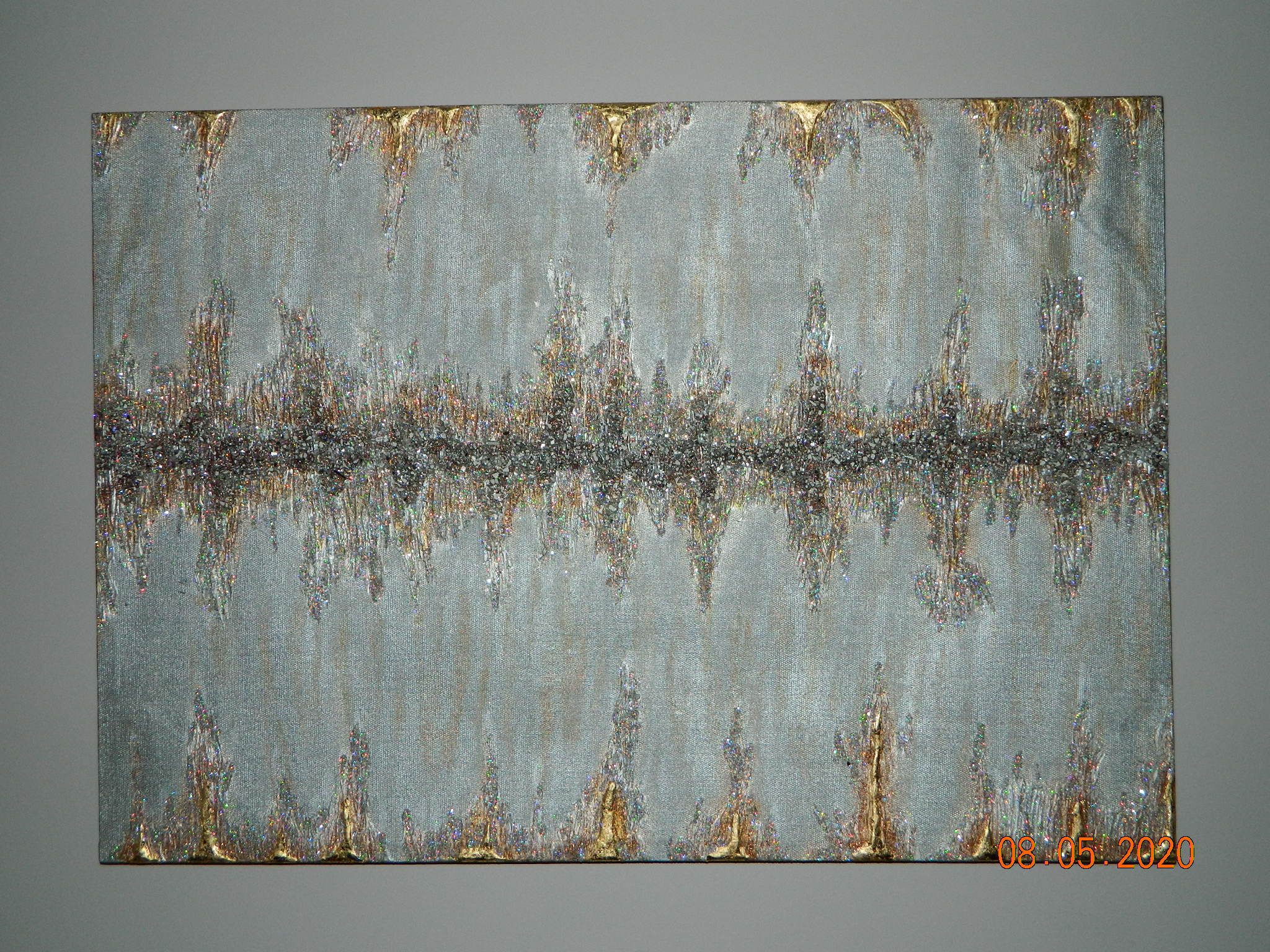 Textured wall art painting on canvas . Abstract wall art - photo 5
