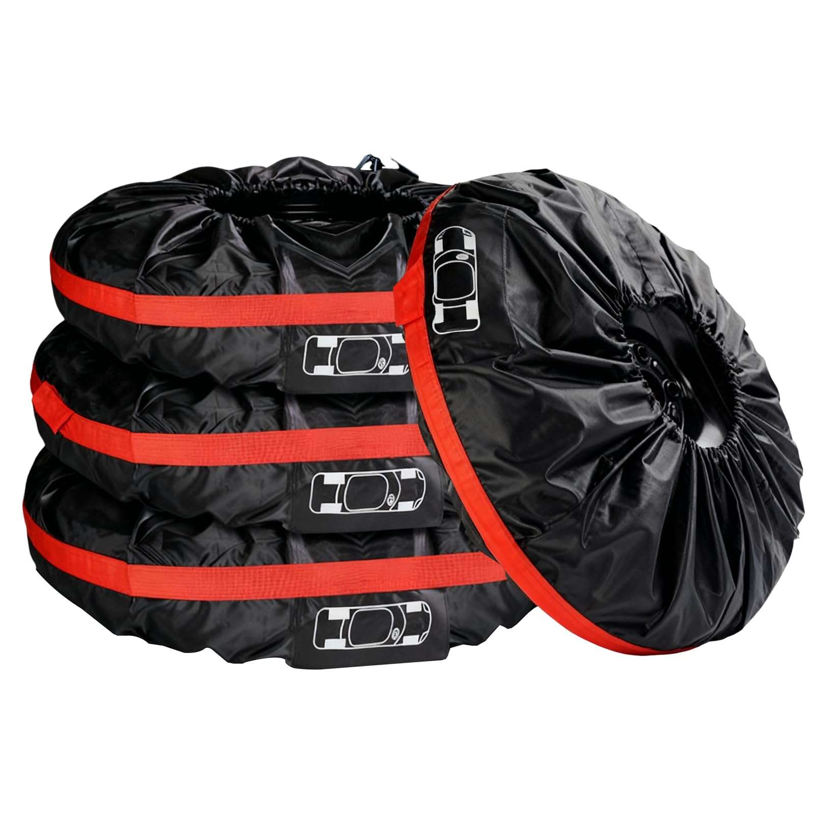 Tire Cover Set of 4 with Handle For 19"-23" (New in BOX)