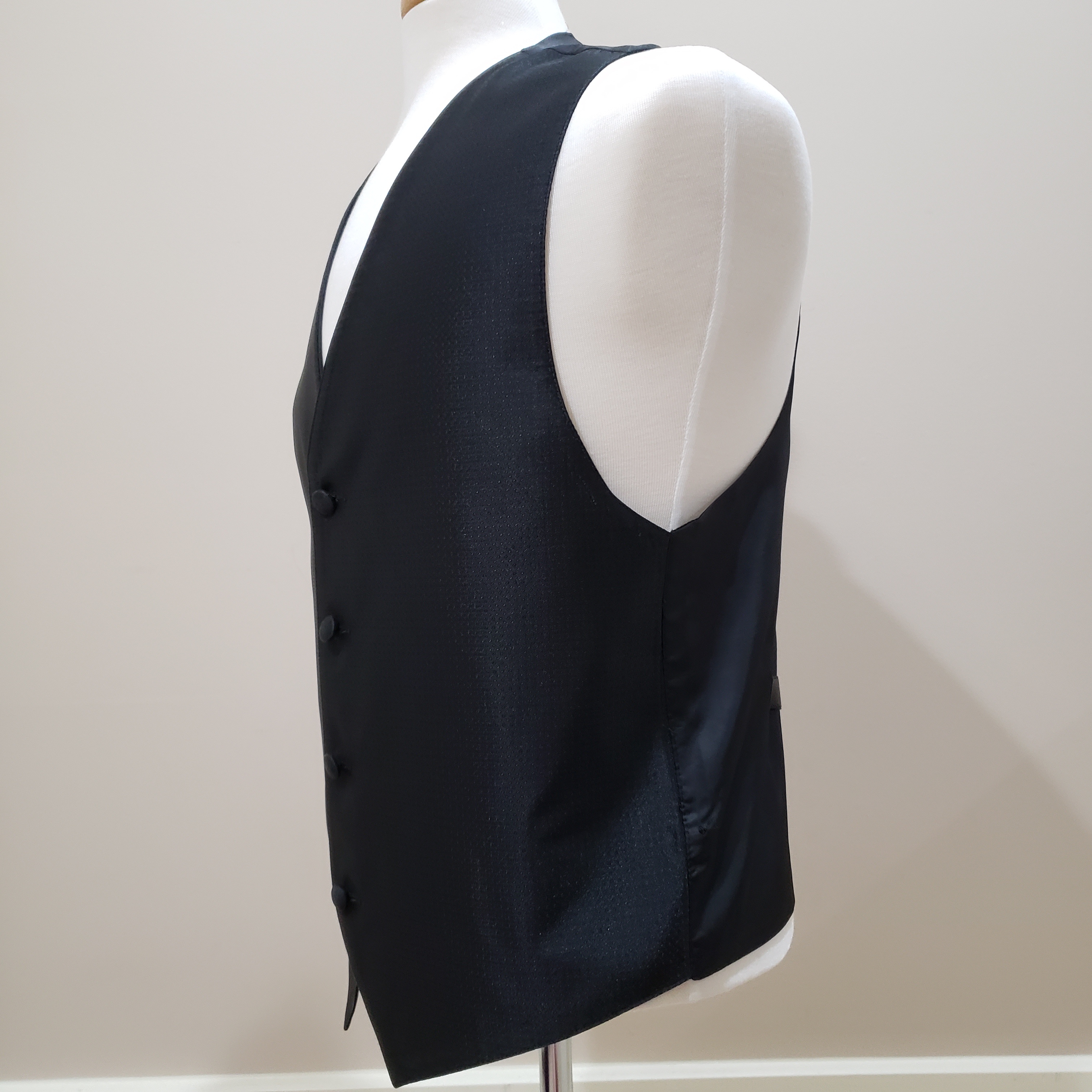 Men’s Black Polka Dot Vests or Waistcoats Small - photo 4