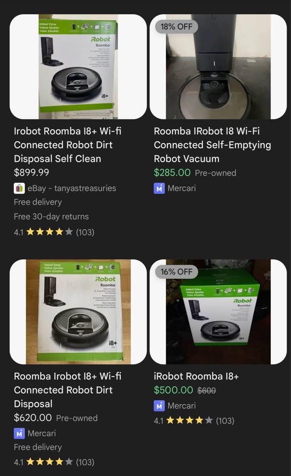 iRobot Roomba i8+ Vacuum. Great condition! - photo 3