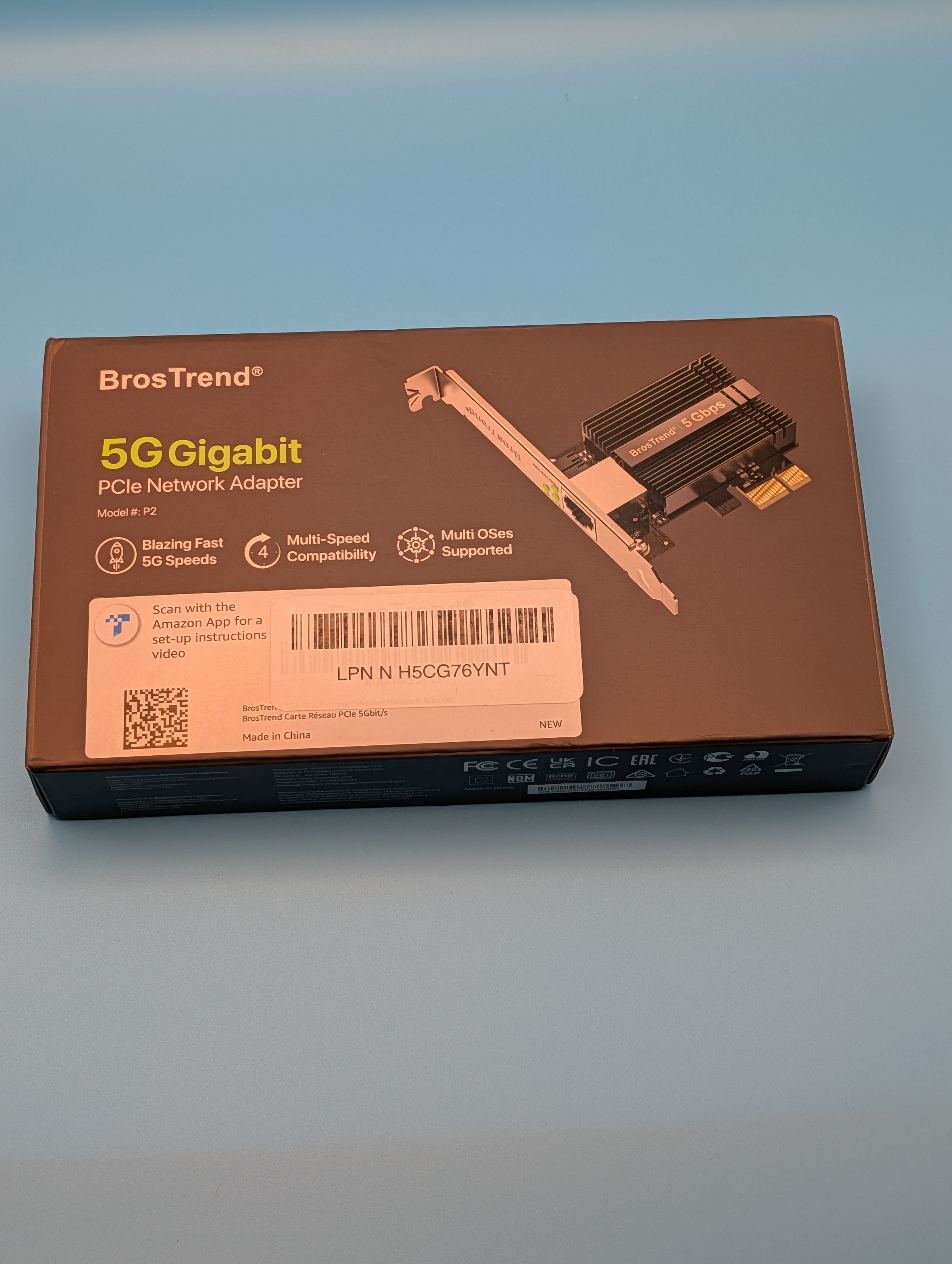 5G Gigabit PCIe Network Adapter (BrosTrend) - photo 4