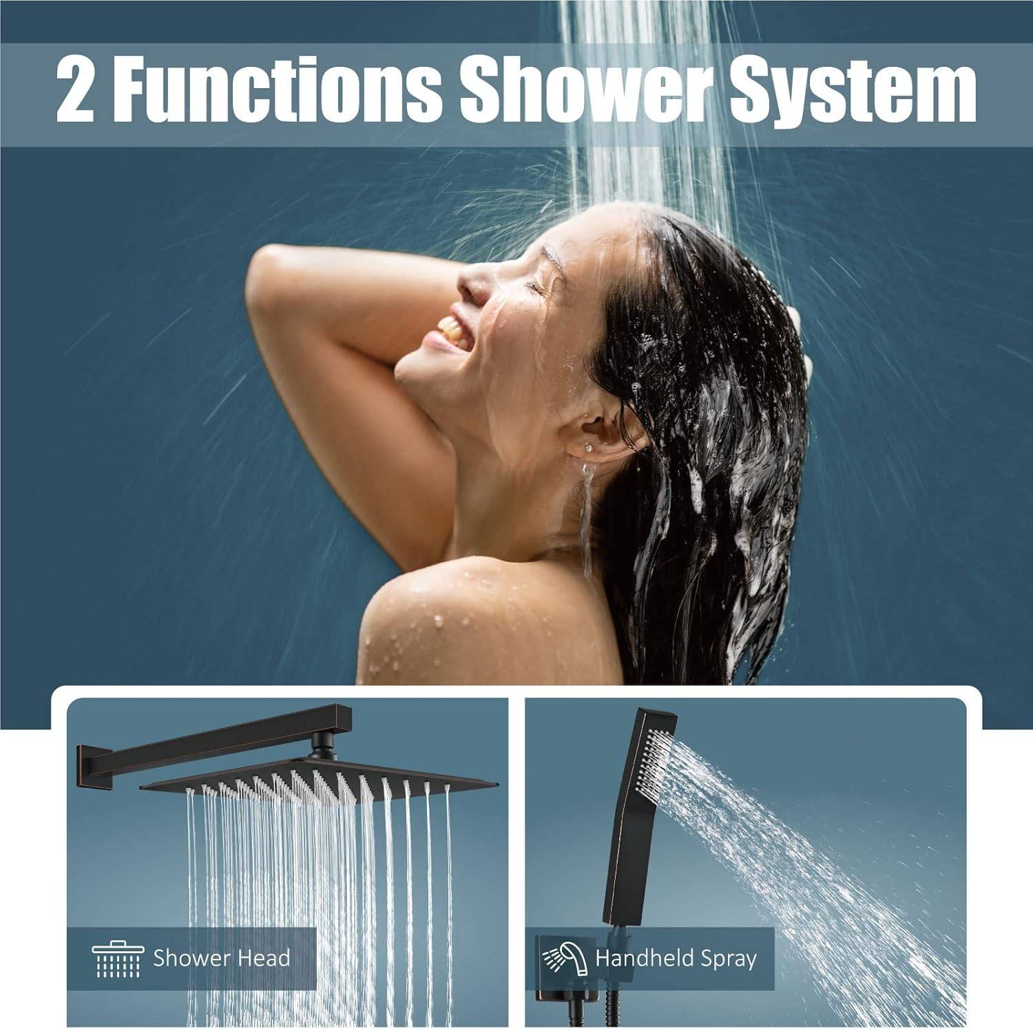 OLEMI Shower System with Rain Shower Head - photo 3