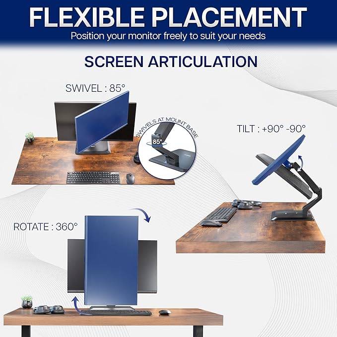 New VIVO Premium Single 17 to 32 inch VESA Monitor Stand - photo 5