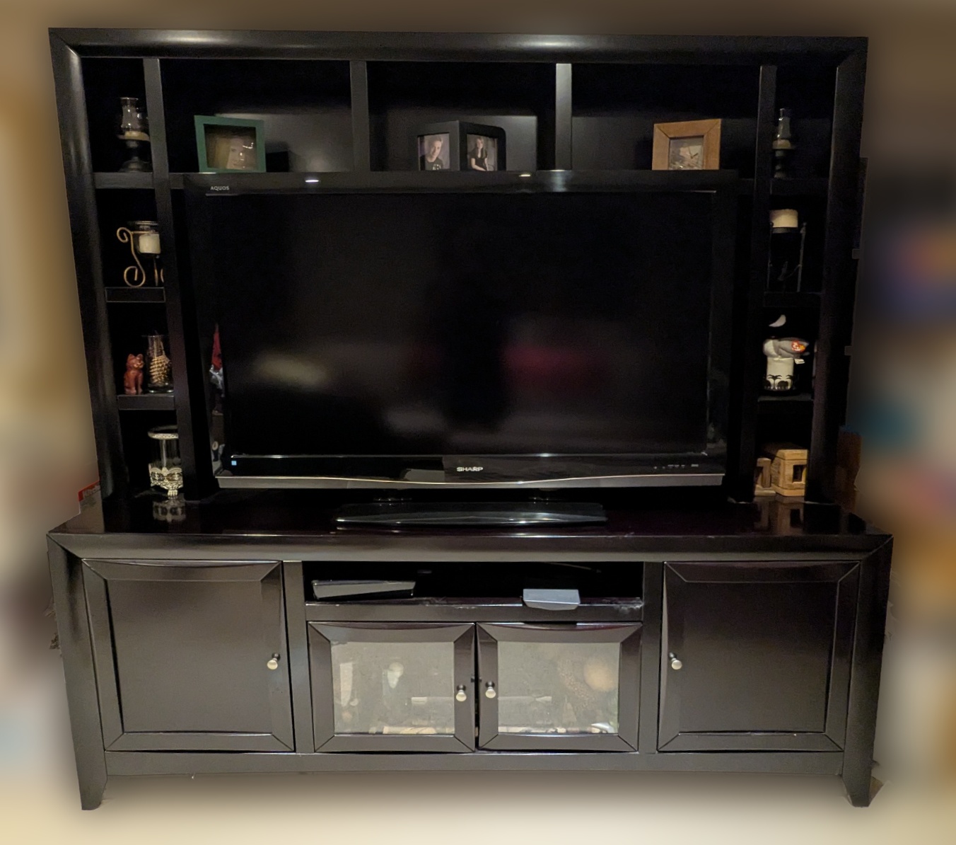 Beautiful Expresso Entertainment Center ** MUST SELL ASAP *** - photo 3
