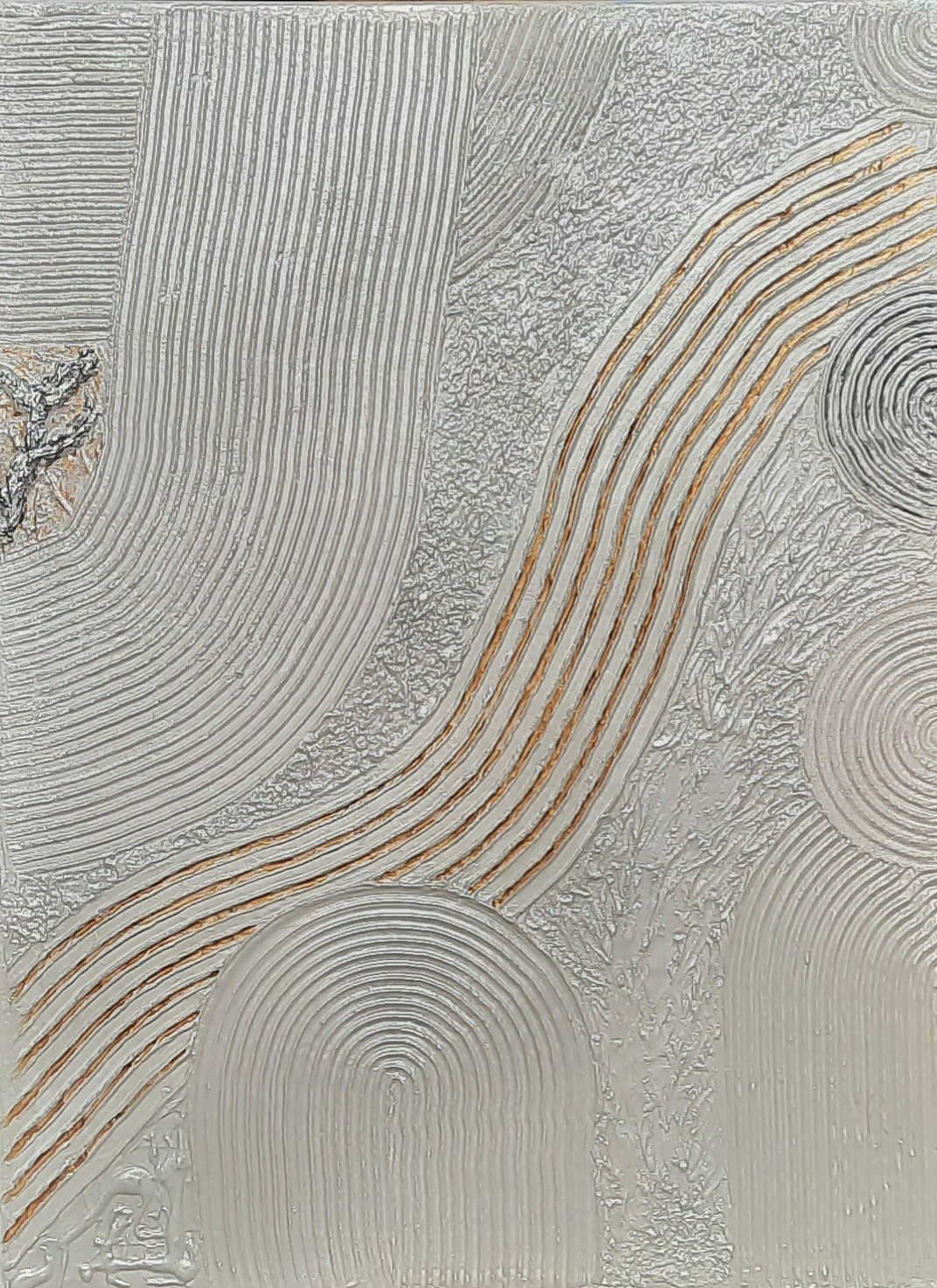 #4 -Textured wall art painting on canvas . Abstract wall art .
