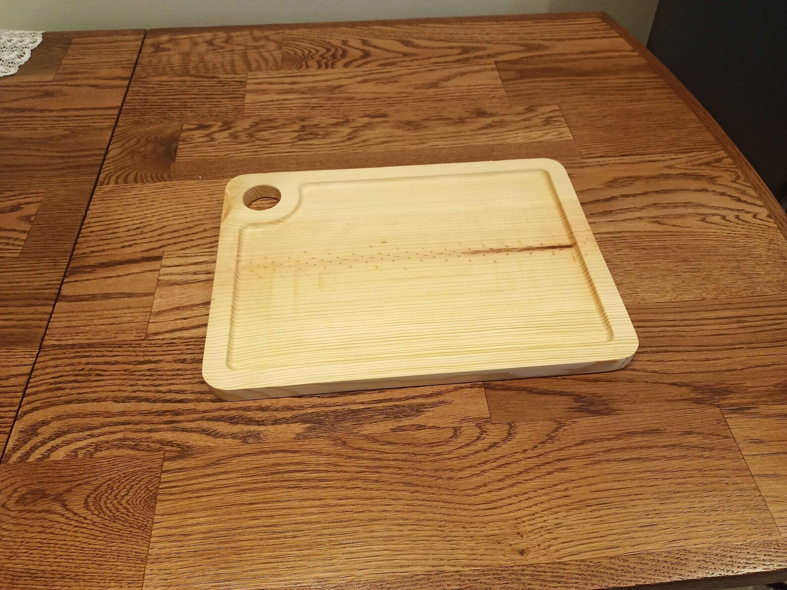 Reversible Pine Wood Cutting Board