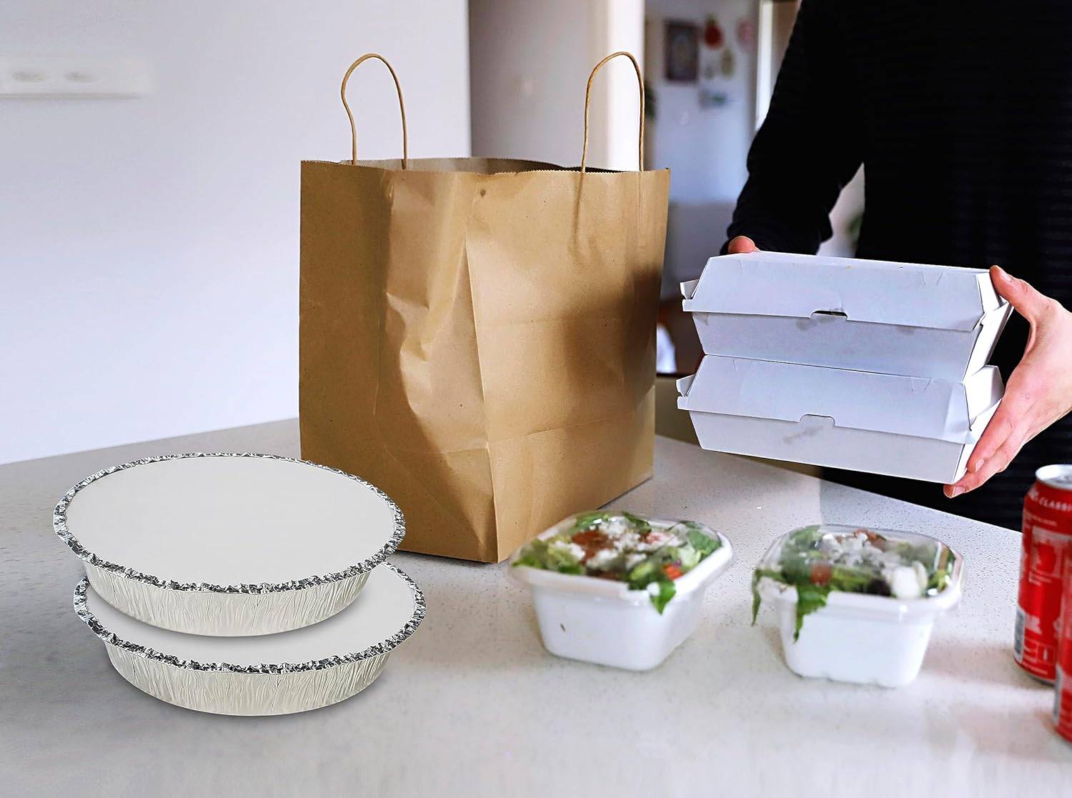Heavy 7" Rhino-Foil Laminated Board Lids, 500/case - photo 2