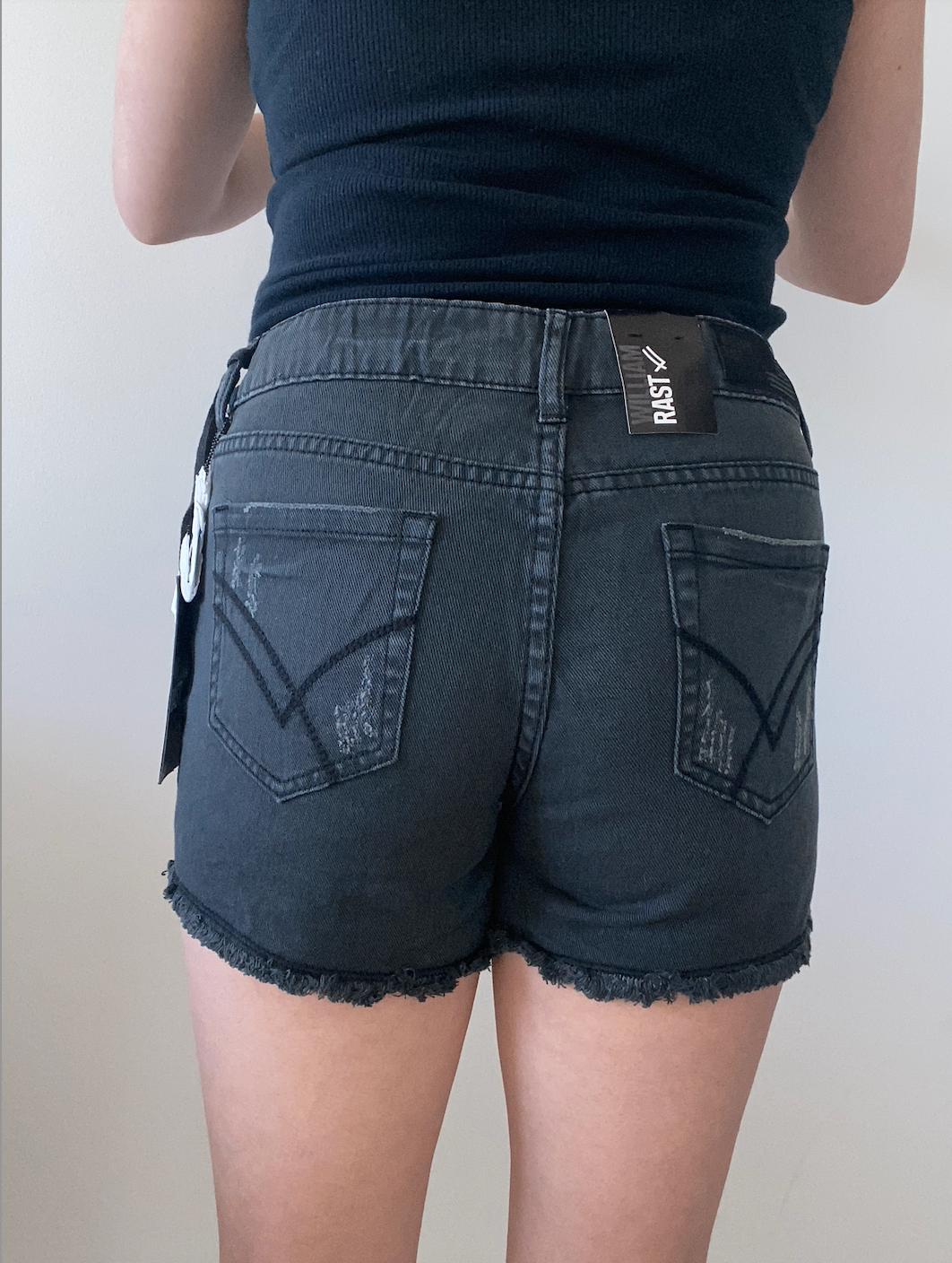 [NEW] William Rast Black Denim Shorts - photo 4