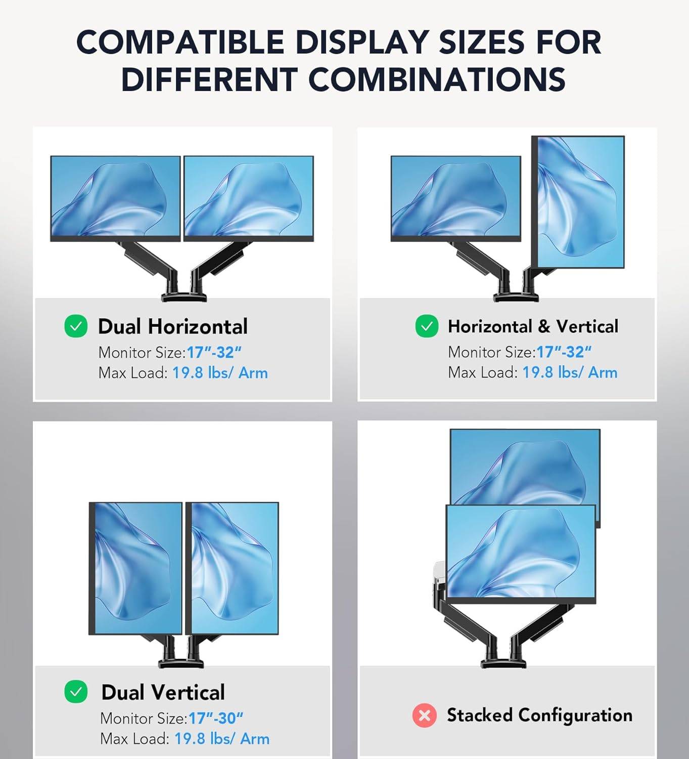 AX WABER Dual Monitor Stand - Brand New - photo 2