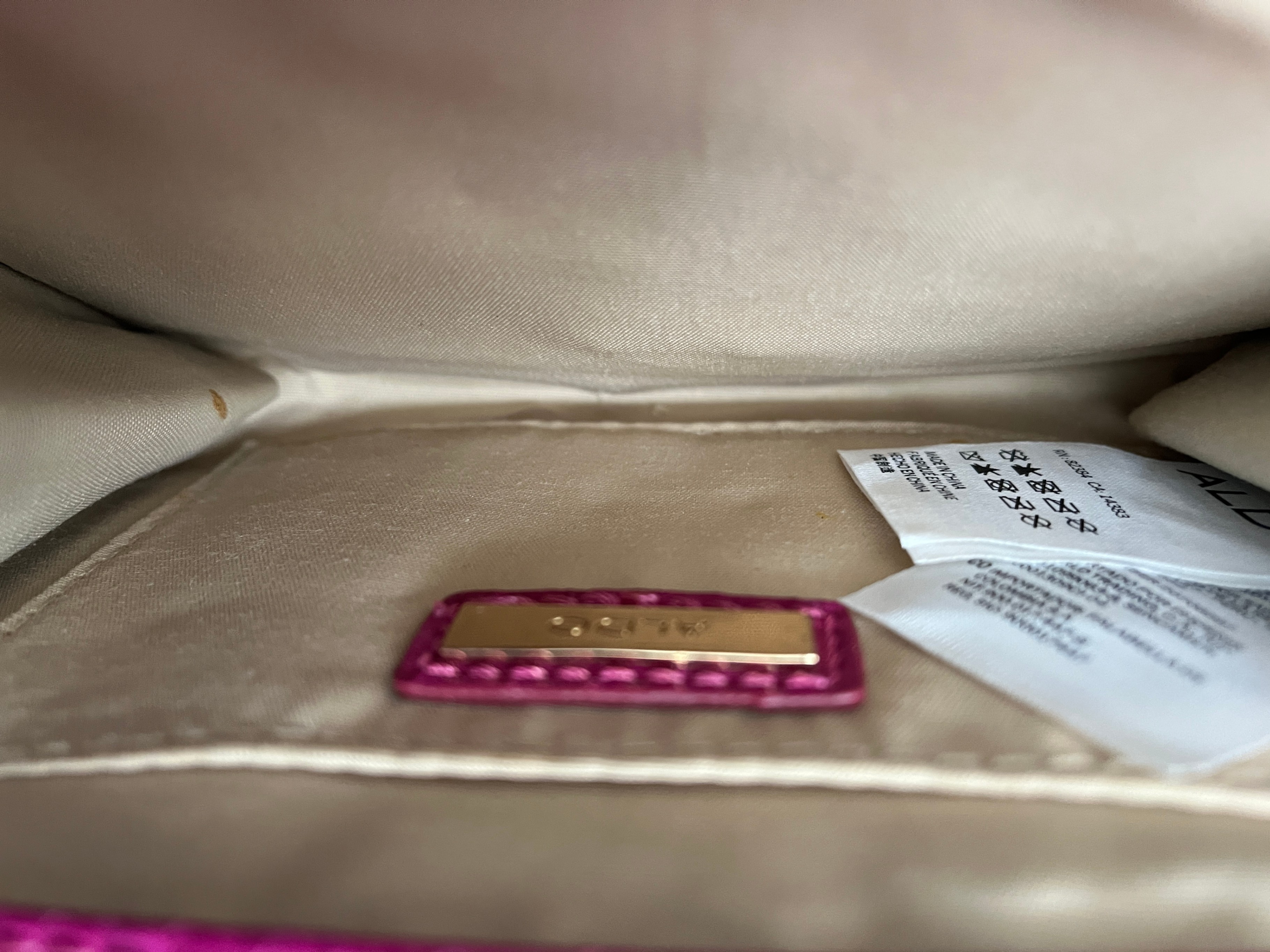 Aldo Pink Snakeskin Chain Wallet - photo 4
